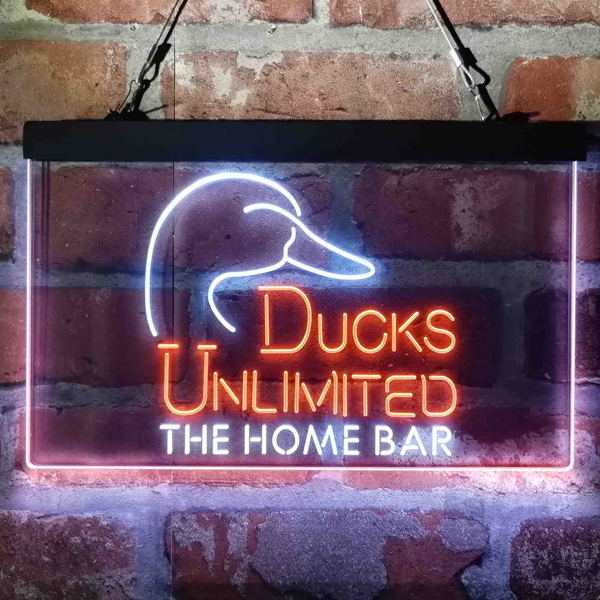 Personalized Ducks Unlimited Neon-Like LED Sign - Custom Wall Decor Gift
