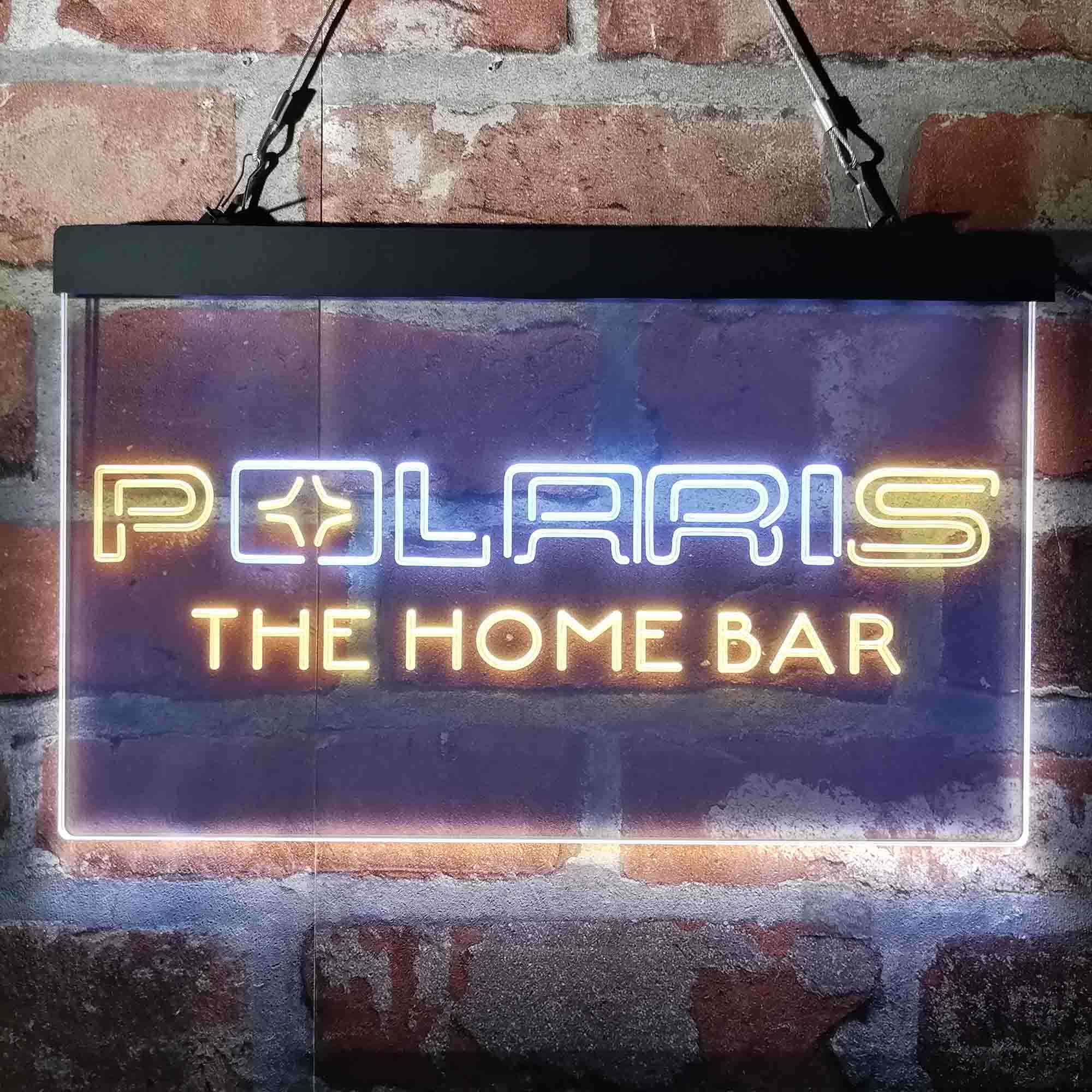Polaris Snowmobile Custom Personalized Neon-Like LED Sign