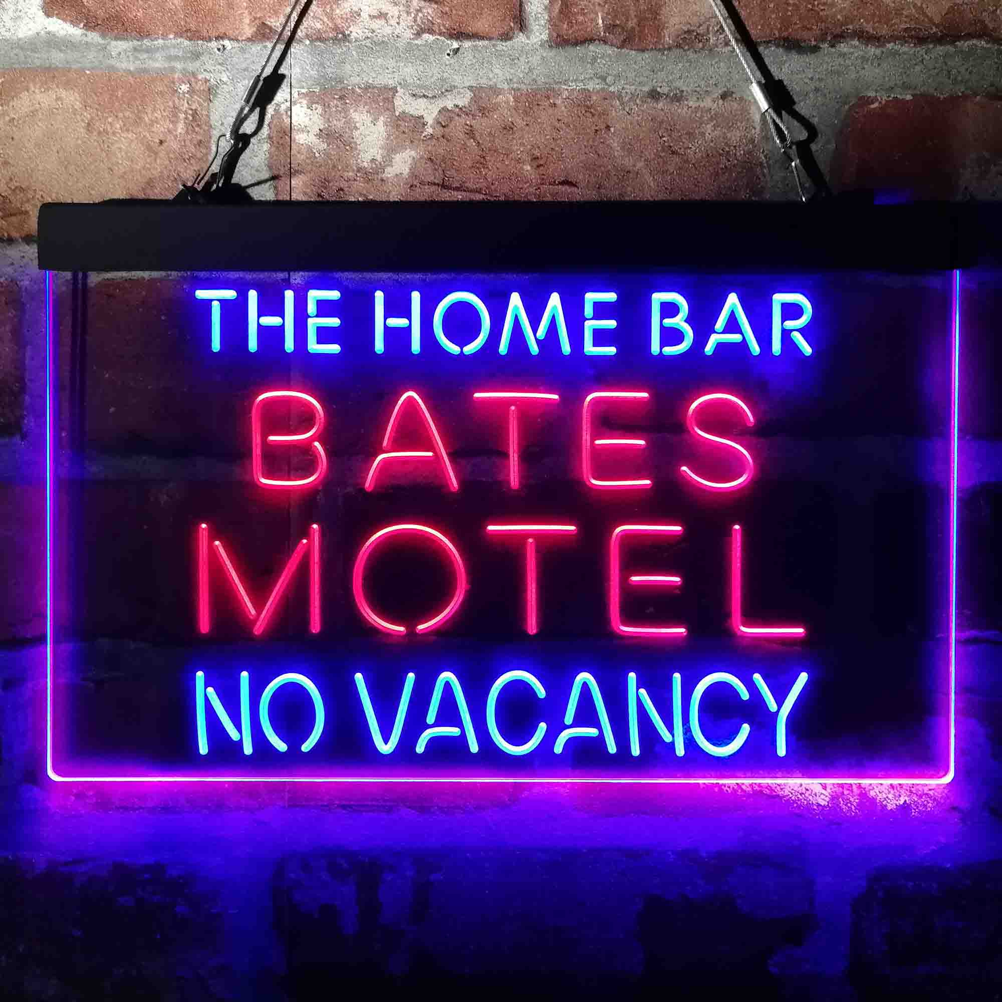 Bates Motel No Vacancy Custom Personalized Neon-Like LED Sign