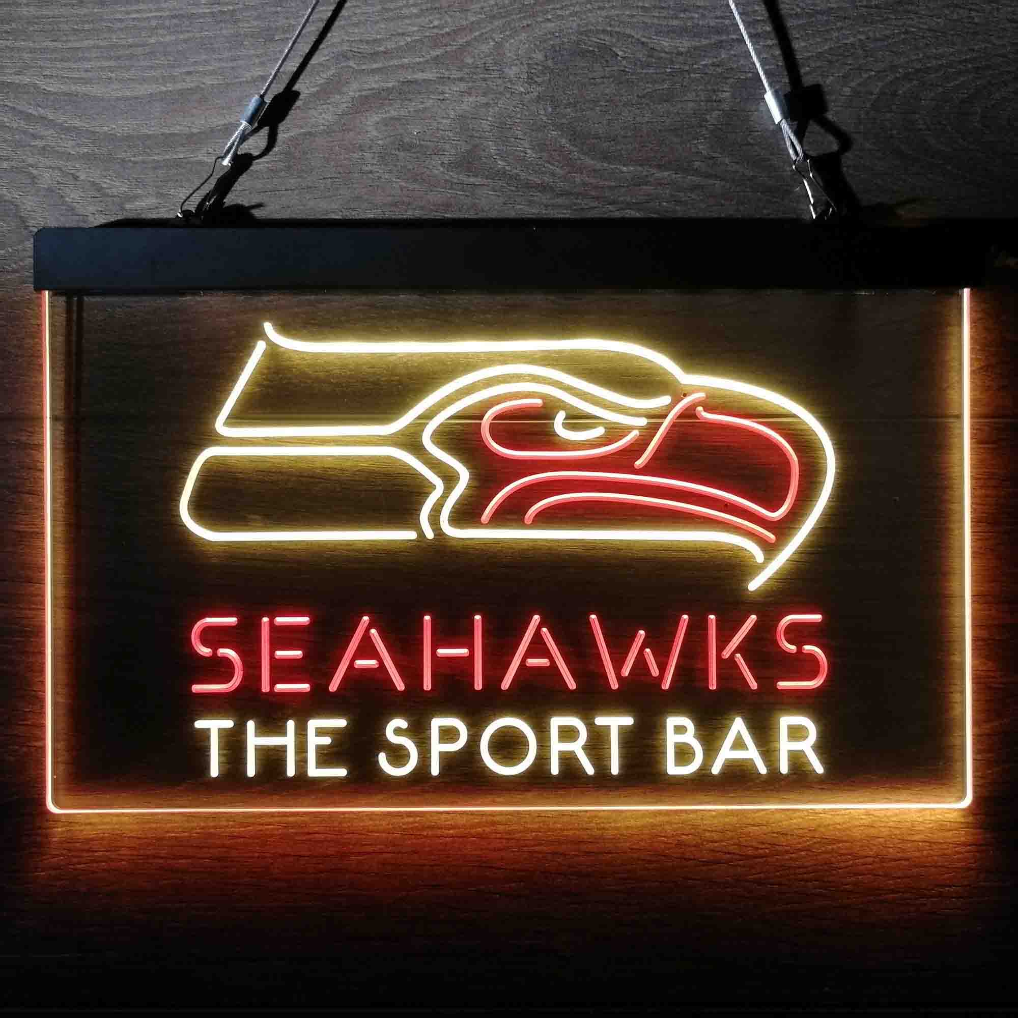 Personalized Seattle Seahawks NFL Football Club Neo LED Sign