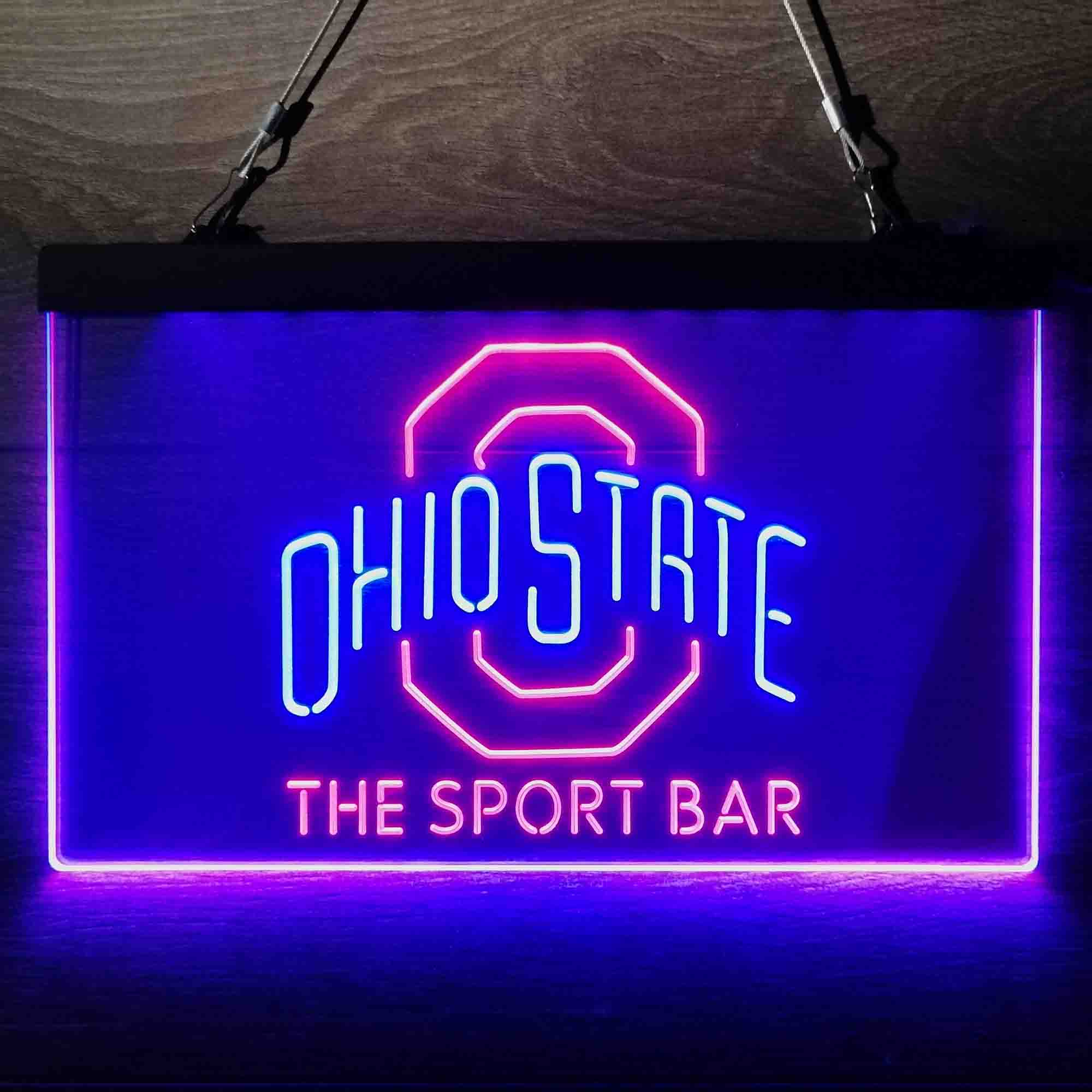 Personalized Ohio State Buckeyes Neon-Like LED Sign
