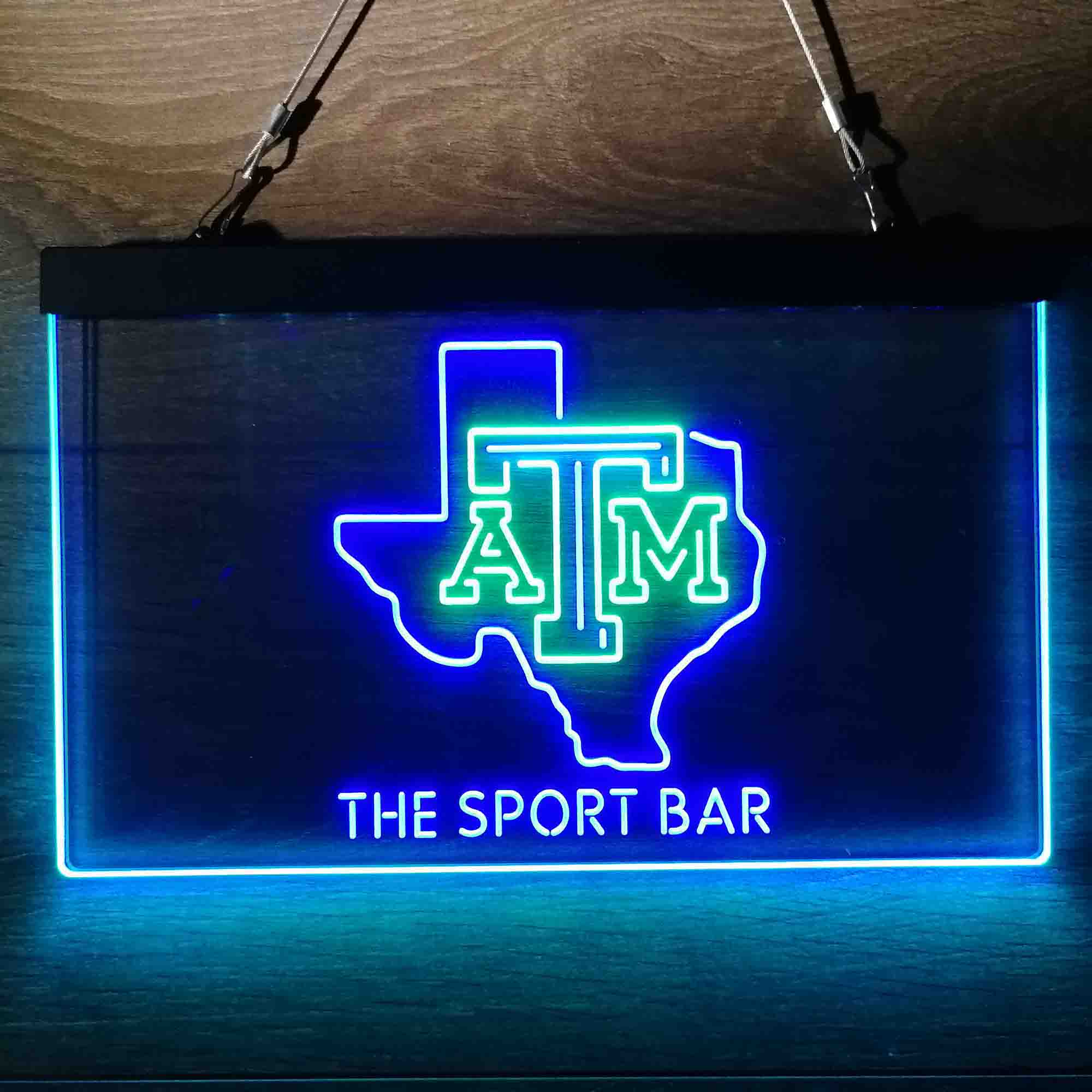 Personalized Texas A&M Gig 'em Aggies LED Sign