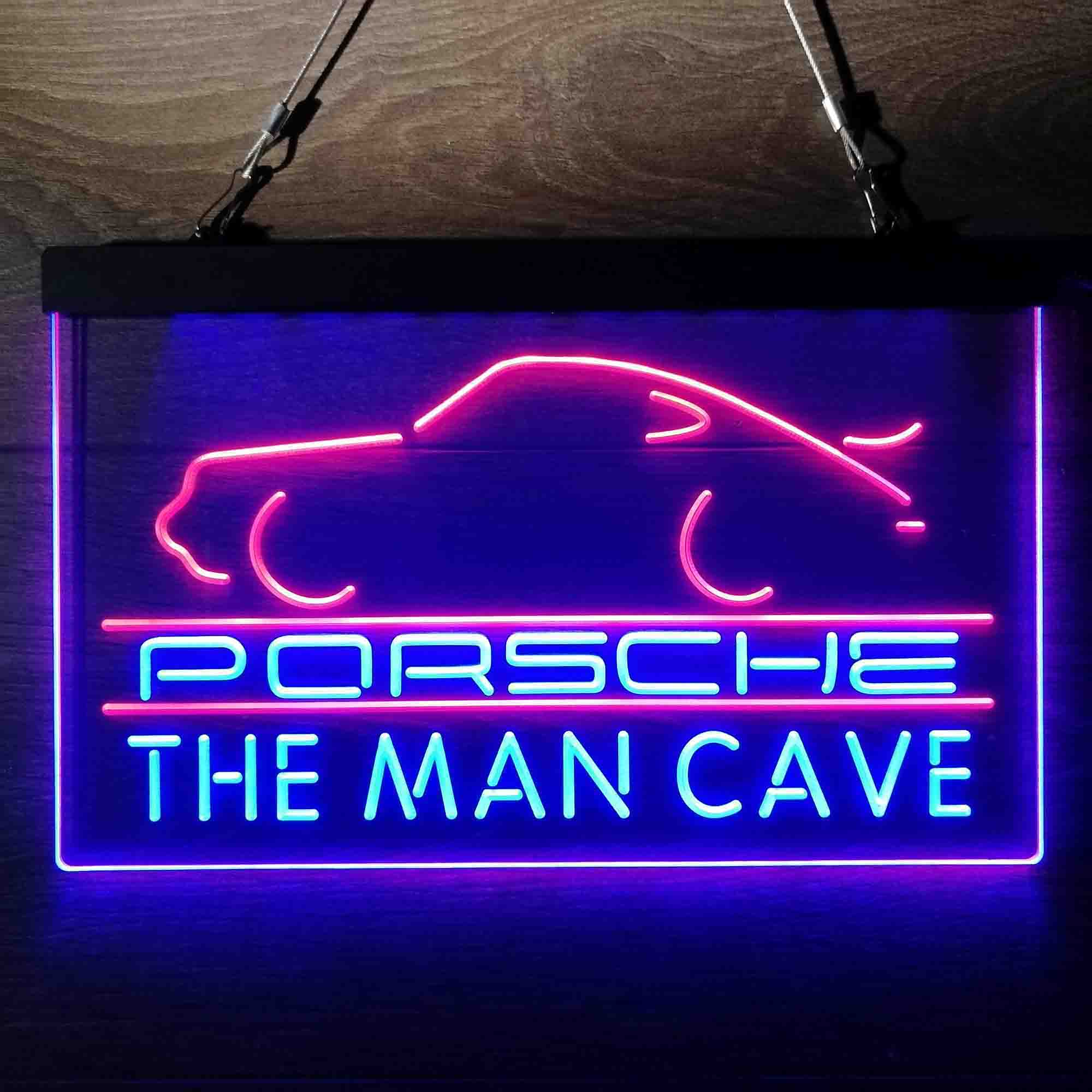 Personalized Porsche Garage Neon-Like LED Sign