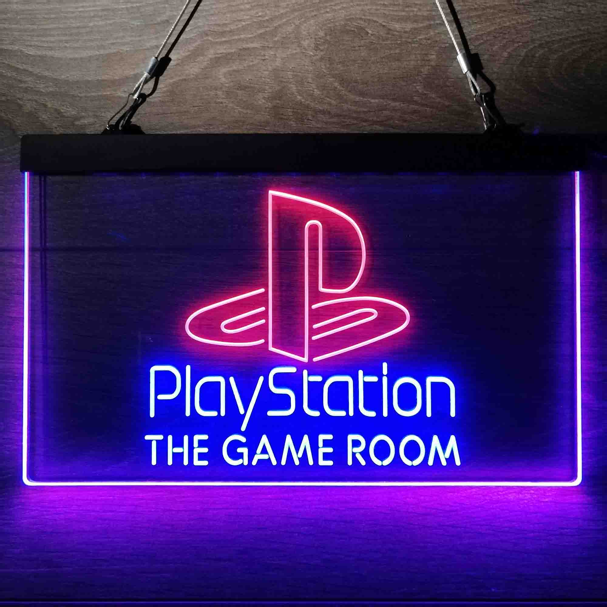 Personalized Custom Playstation Game Room Neon-Like LED Sign