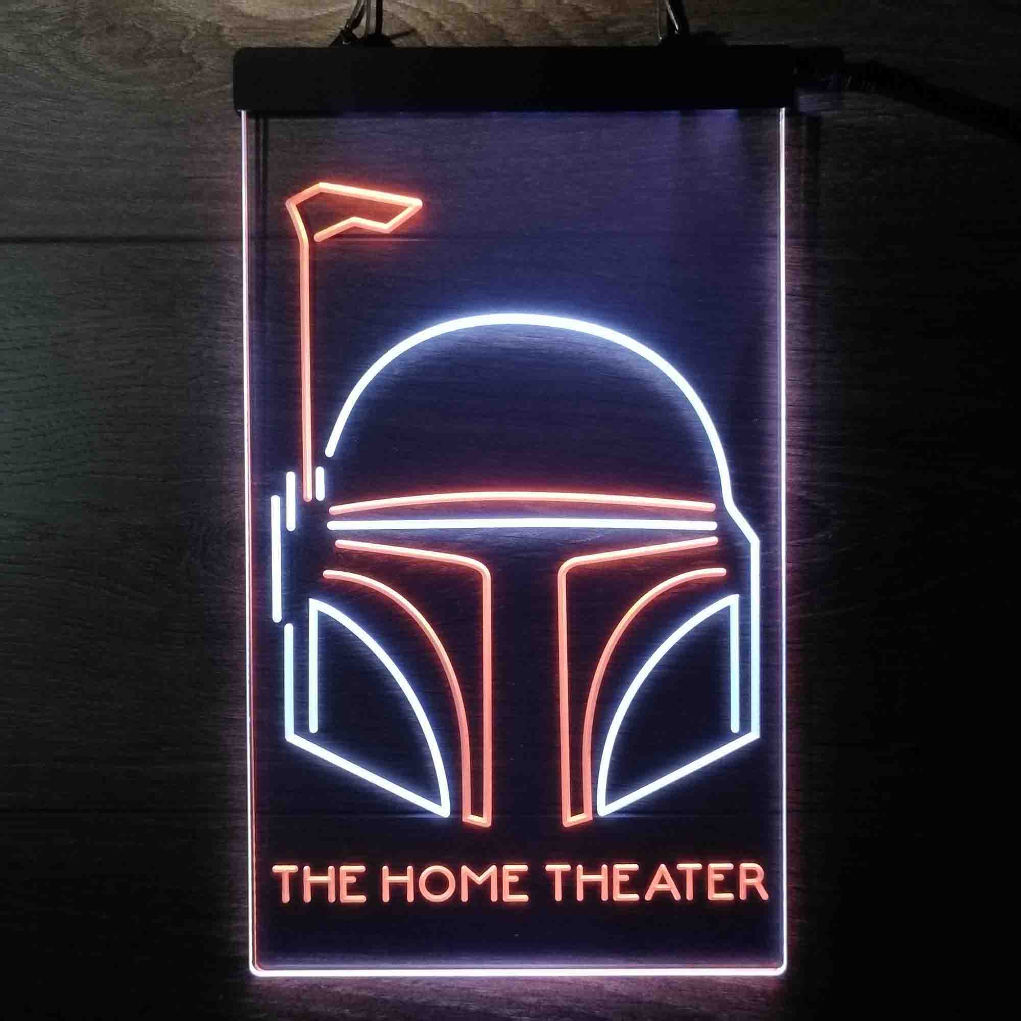Custom Boba Fett Home Theater Neon LED Sign