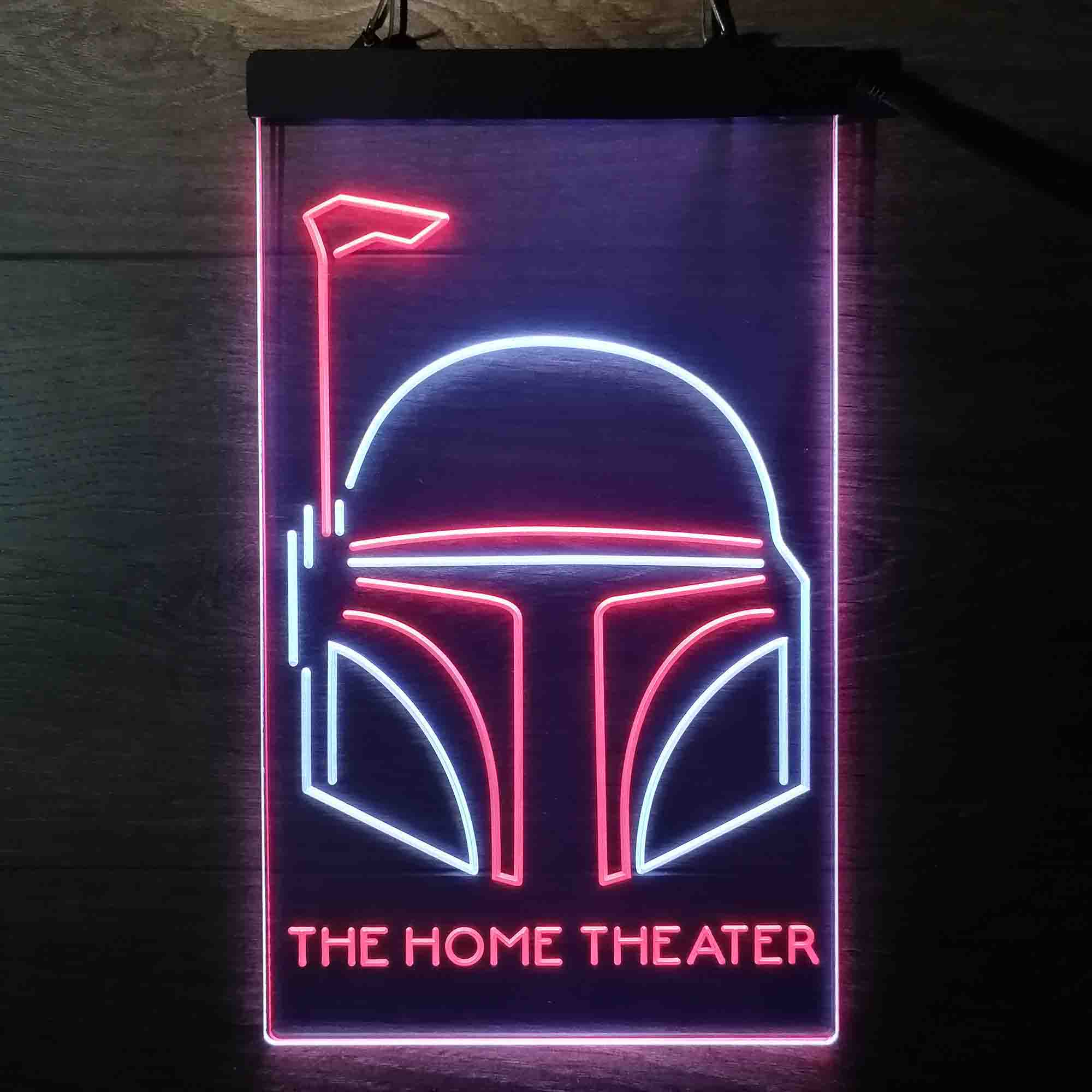 Custom Boba Fett Home Theater Neon LED Sign
