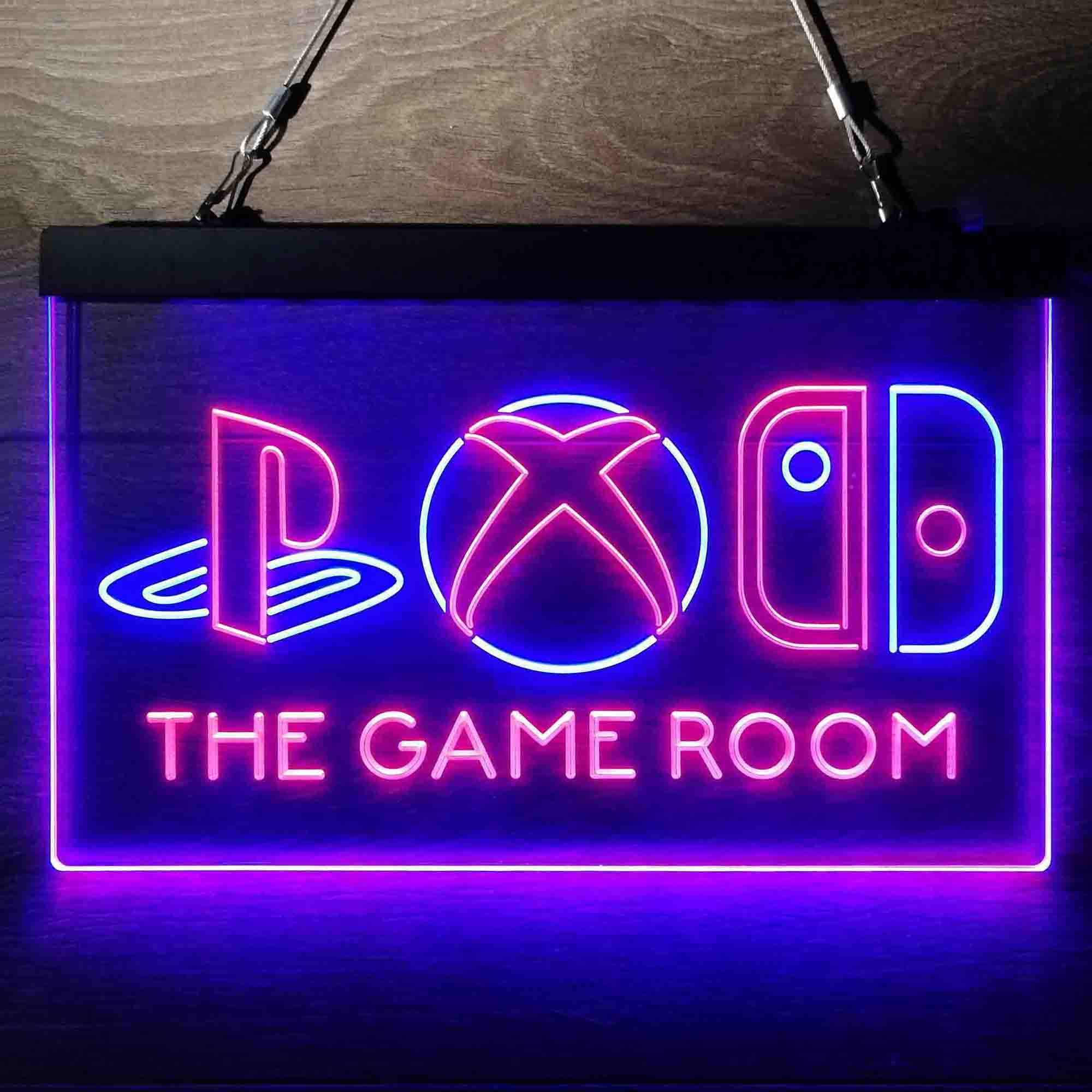 Personalized Custom Playstation Game Room Neon-Like LED Sign