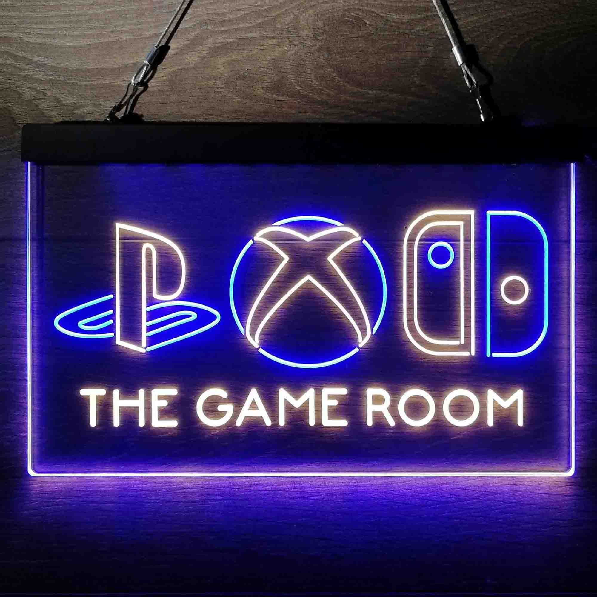 Custom PlayStation Xbox Switch Game Room Neon-Like LED Sign - Birthday Day Gift