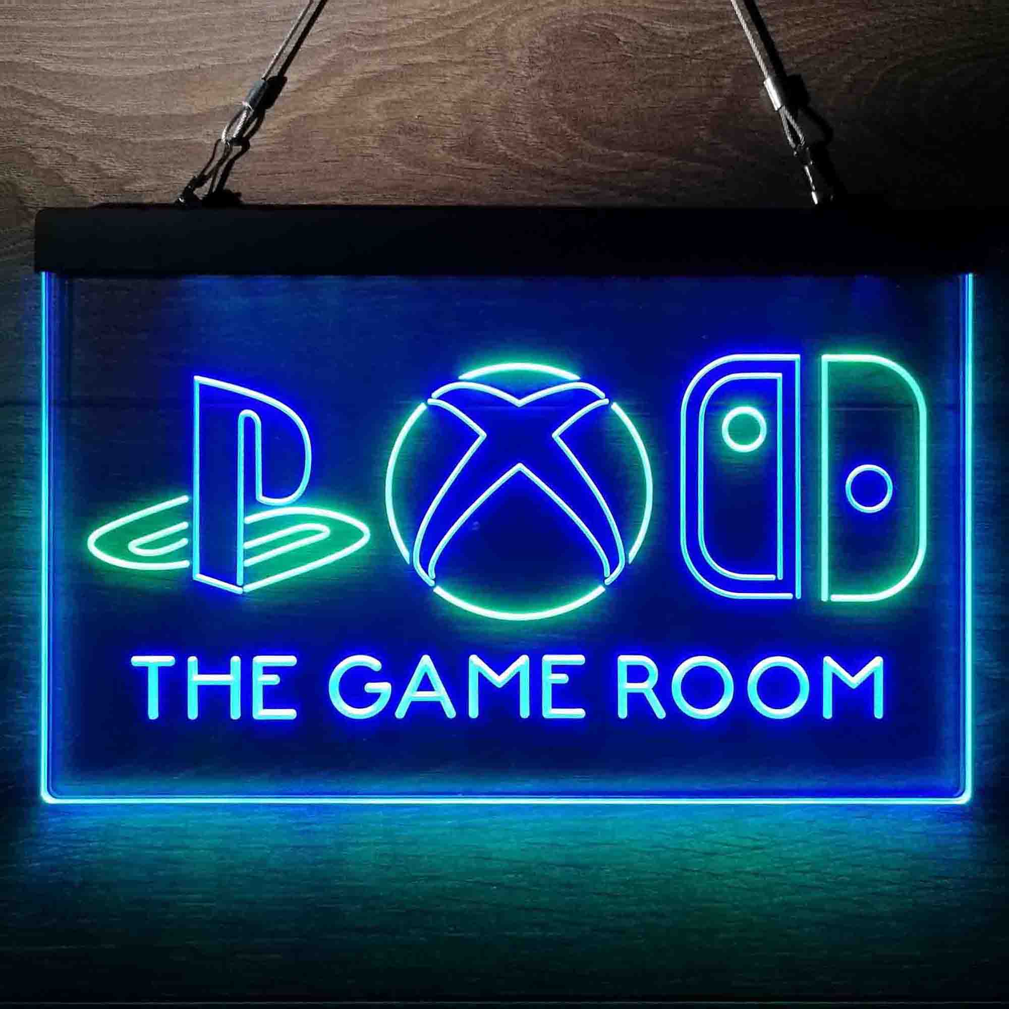 Custom PlayStation Xbox Switch Game Room Neon-Like LED Sign - Birthday Day Gift