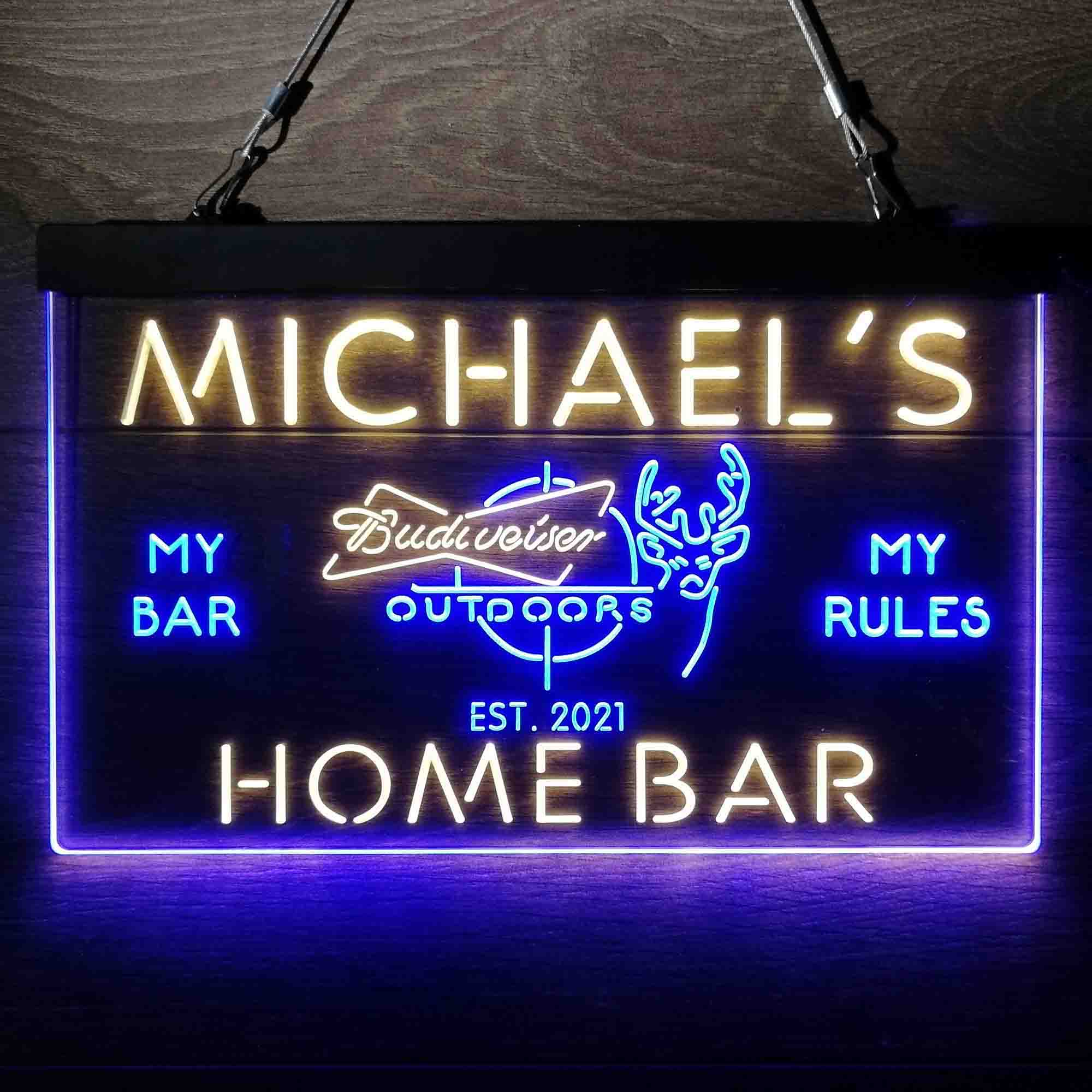Personalized Budweiser Neon-Like LED Sign - ProLedSign