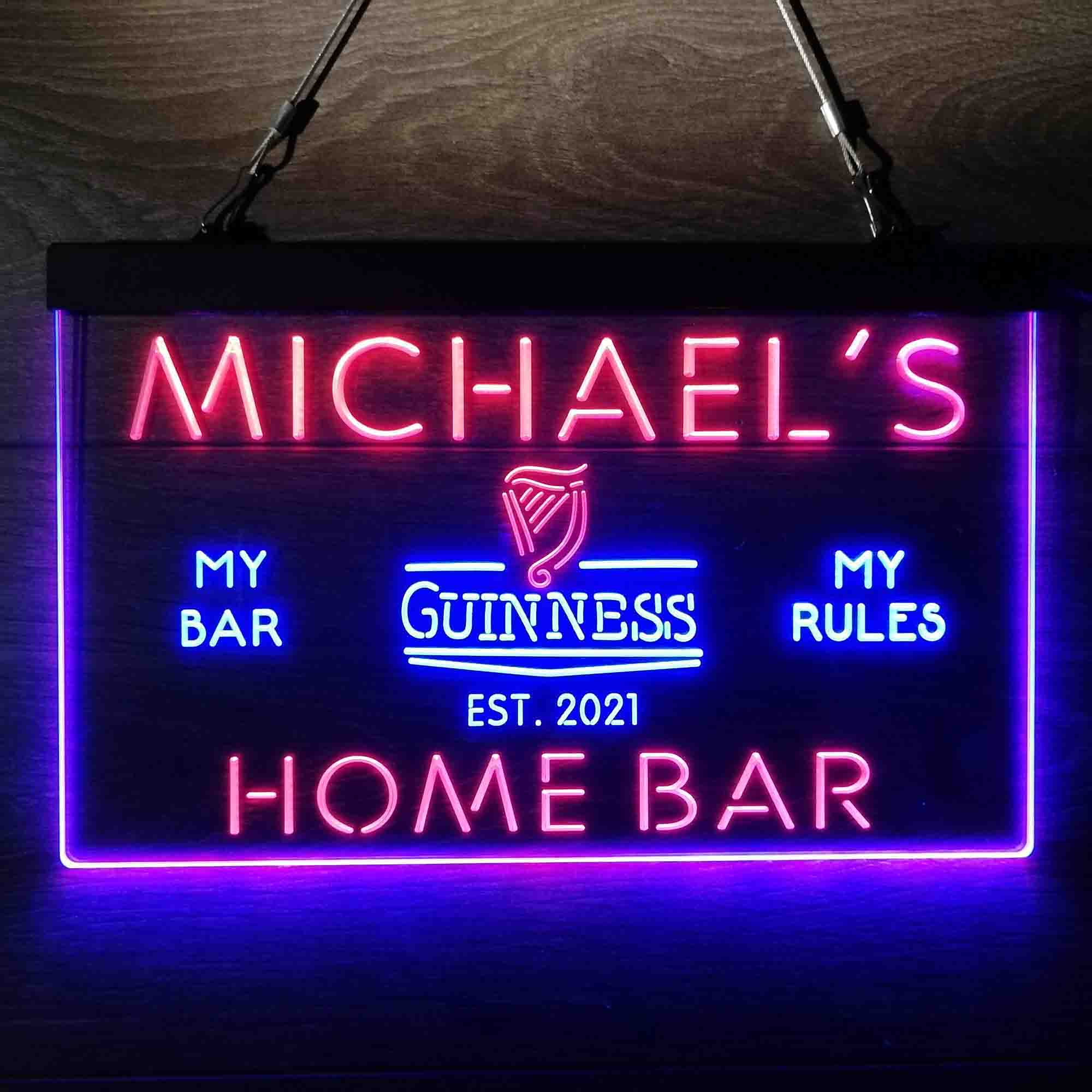 Personalized Guinness Classic Beer Bar Neon-Like LED Sign - ProLedSign