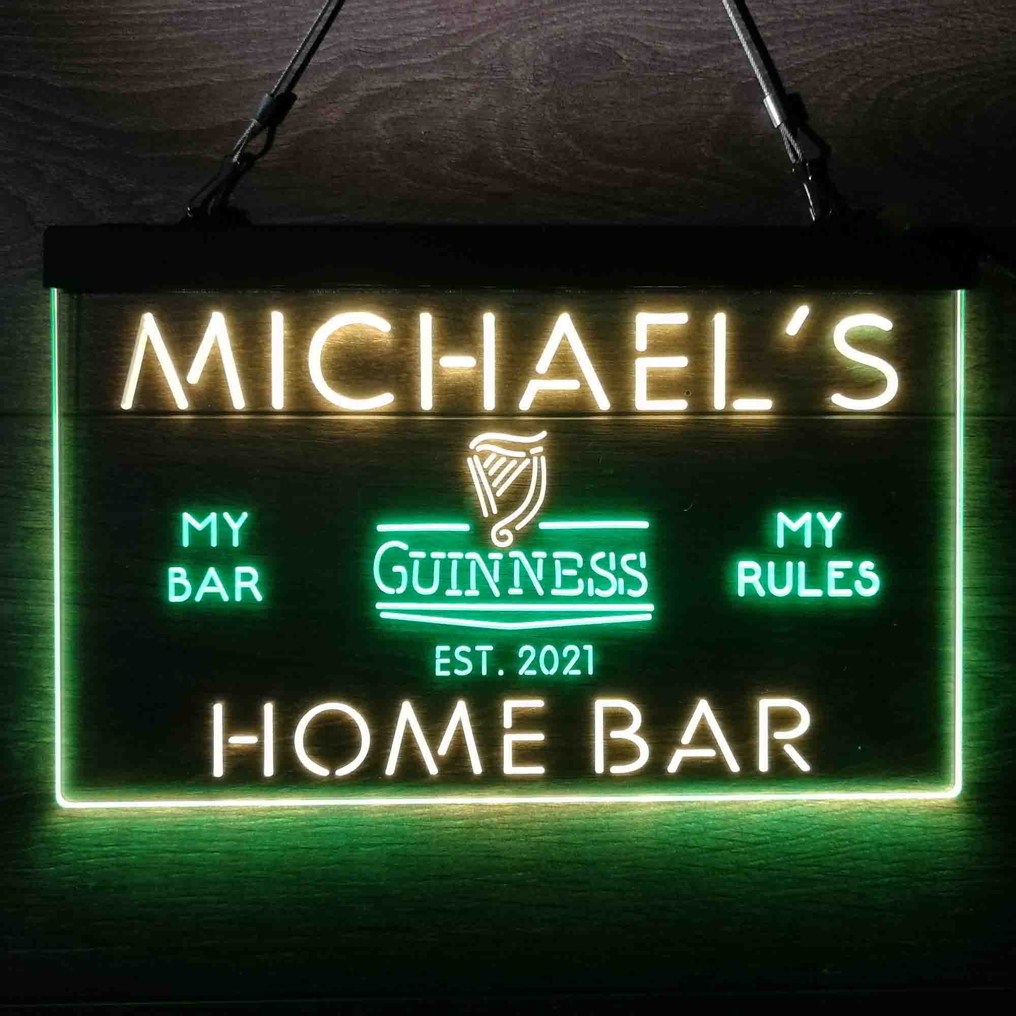 Personalized Guinness Classic Beer Bar Neon-Like LED Sign - ProLedSign