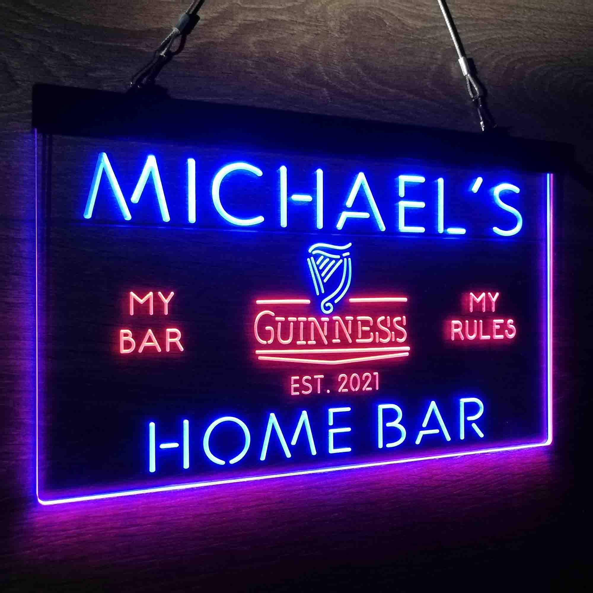 Personalized Guinness Classic Beer Bar Neon-Like LED Sign - ProLedSign