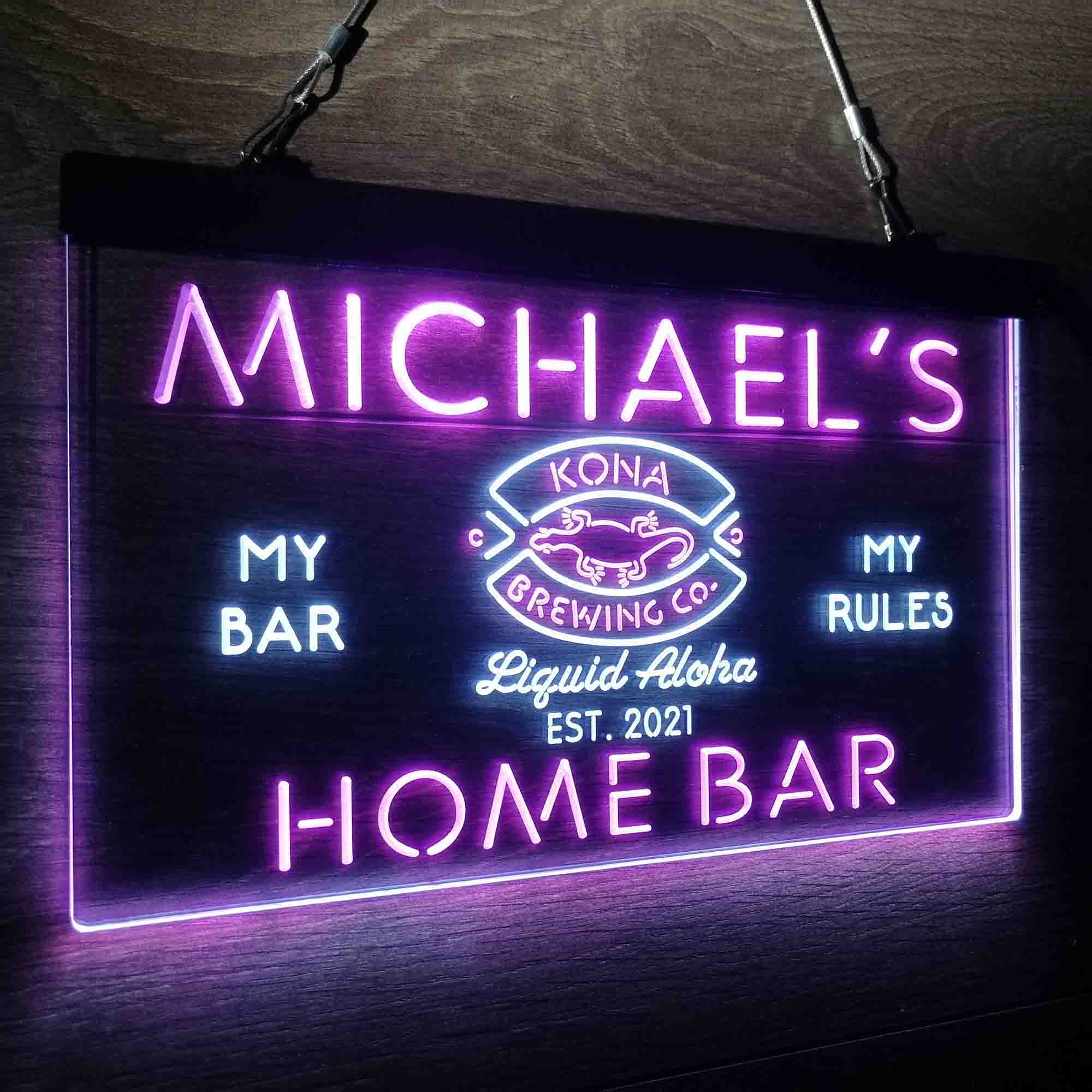 Personalized Kona Brewing Company Beer Neon-Like LED Sign - ProLedSign
