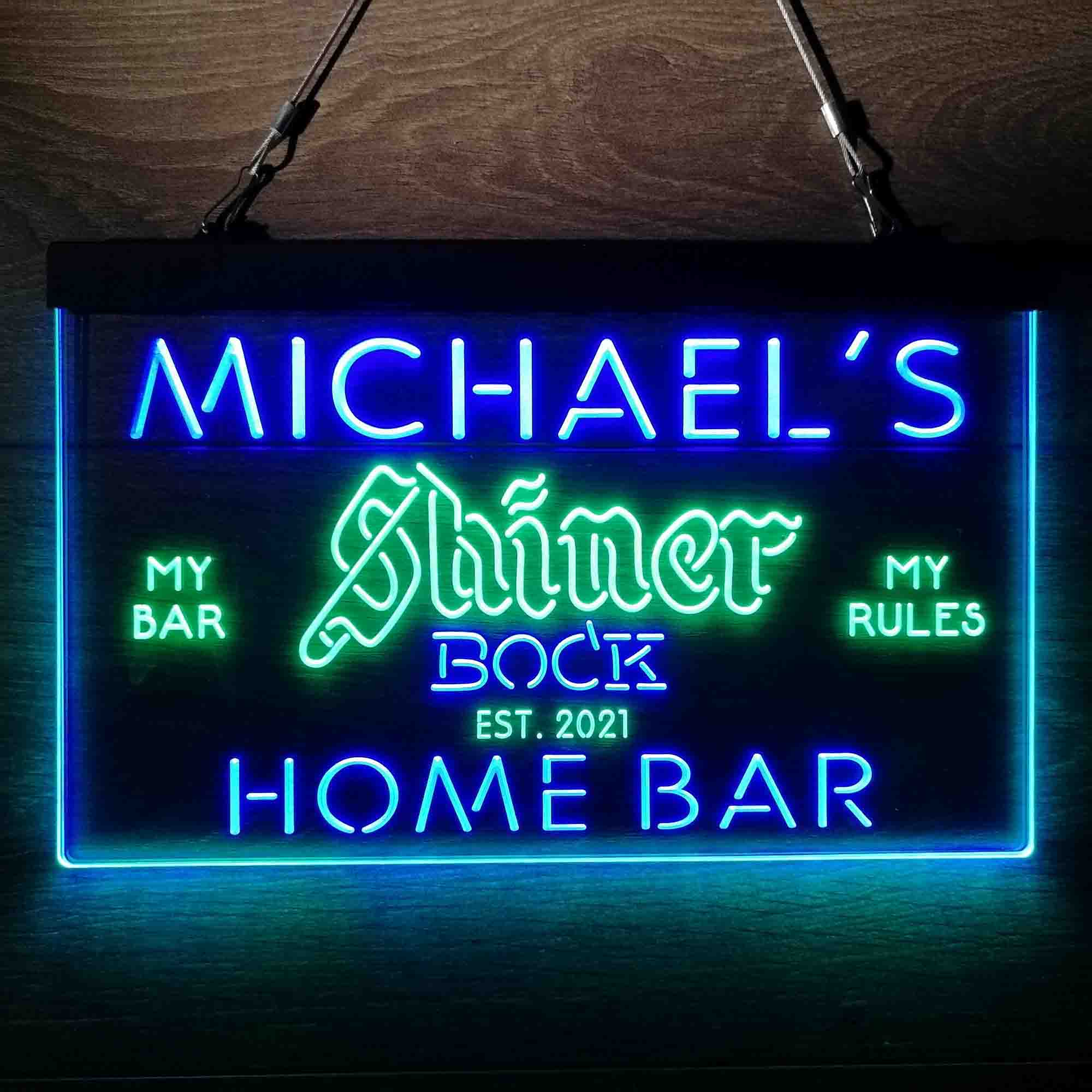 Personalized Shiner Bock Beer Neon-Like LED Sign - ProLedSign