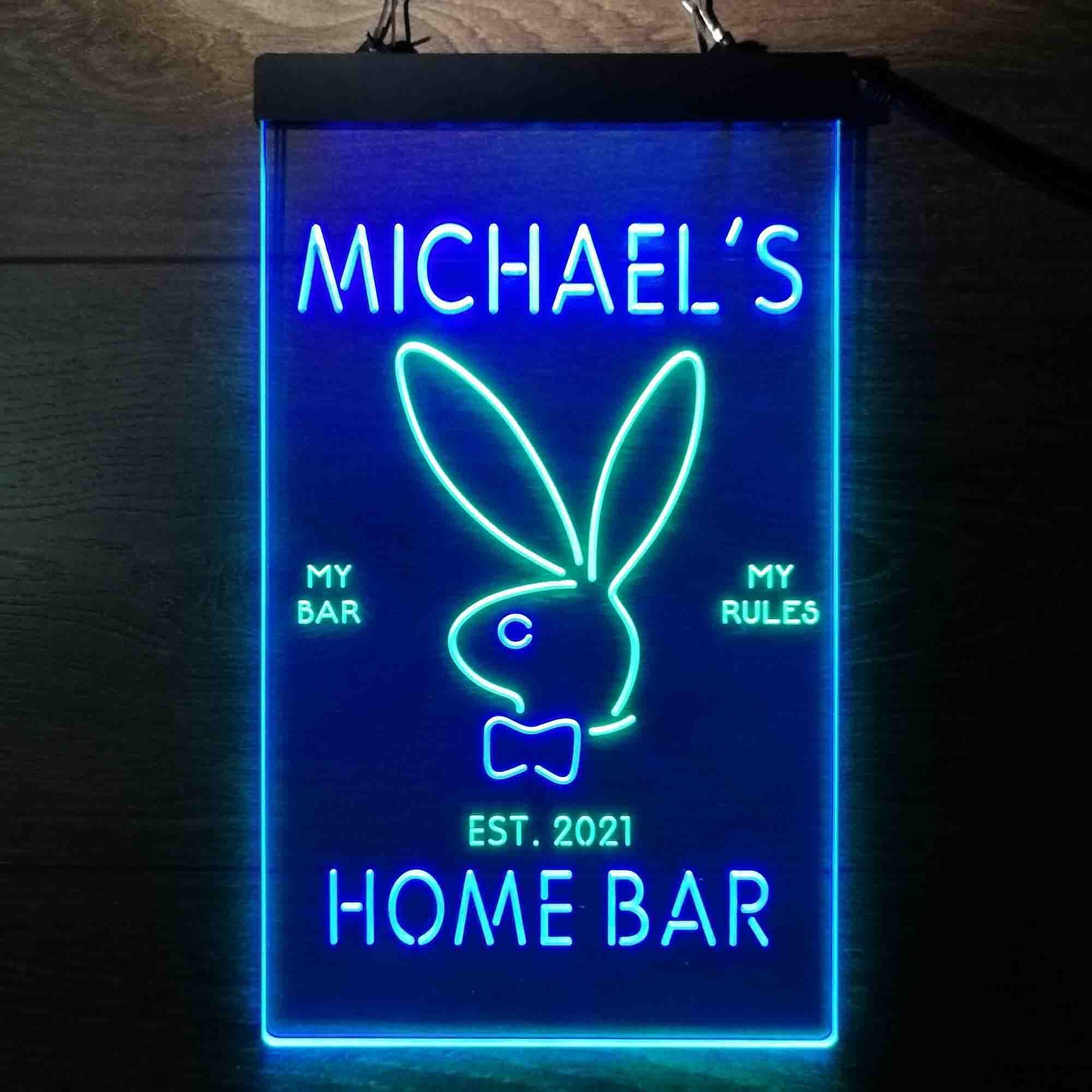 Personalized Bunny Rabbit Neon-Like LED Sign - ProLedSign