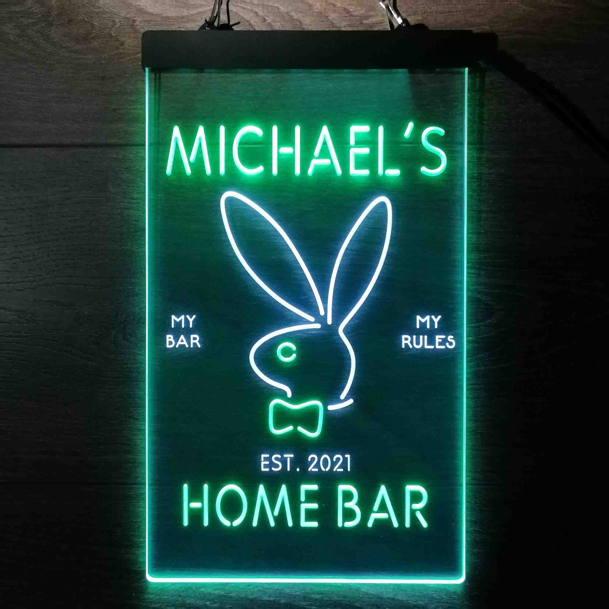 Personalized Bunny Rabbit Neon-Like LED Sign - ProLedSign