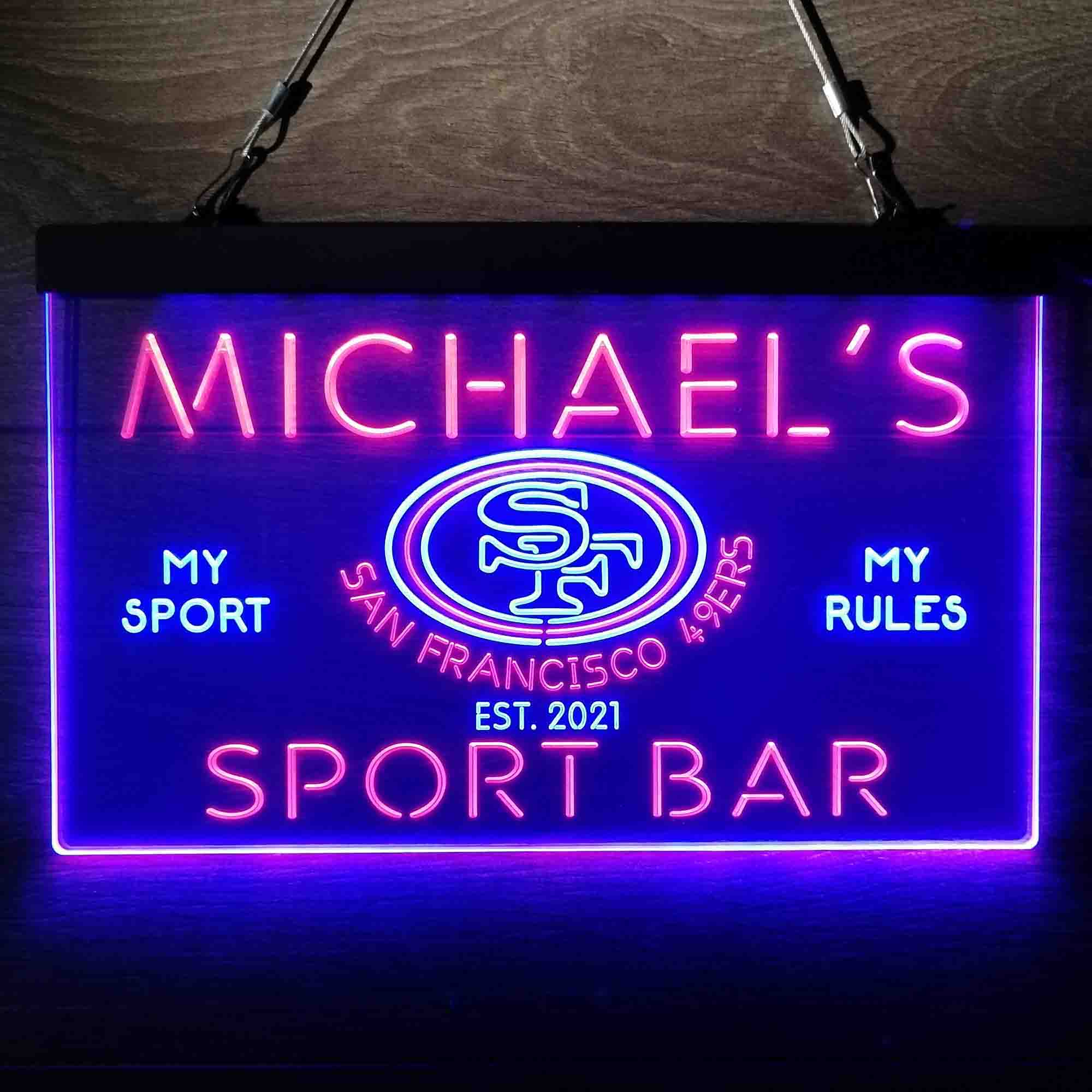 Personalized San Francisco 49ers Neon-Like LED Sign - ProLedSign