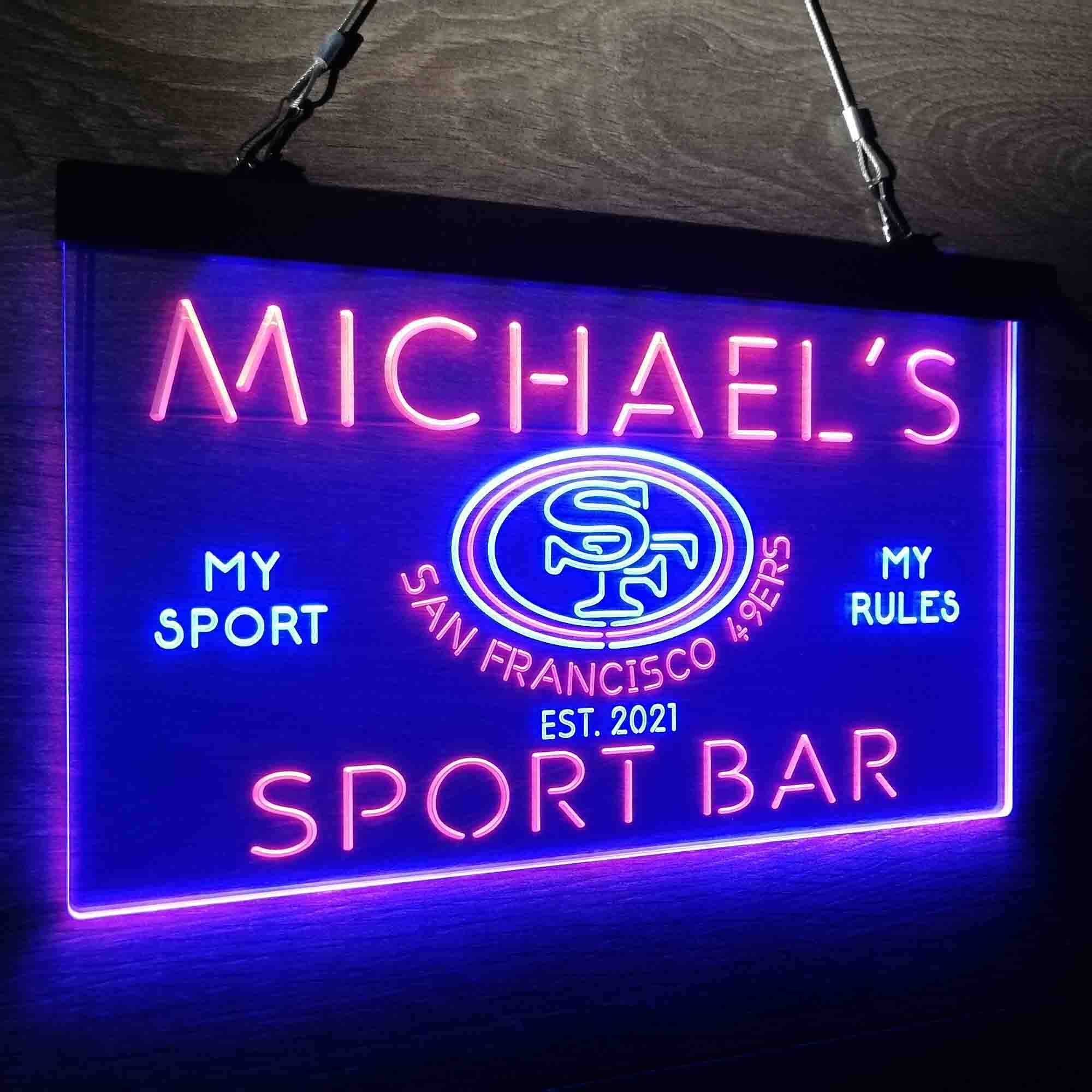 Personalized San Francisco 49ers Neon LED Sign