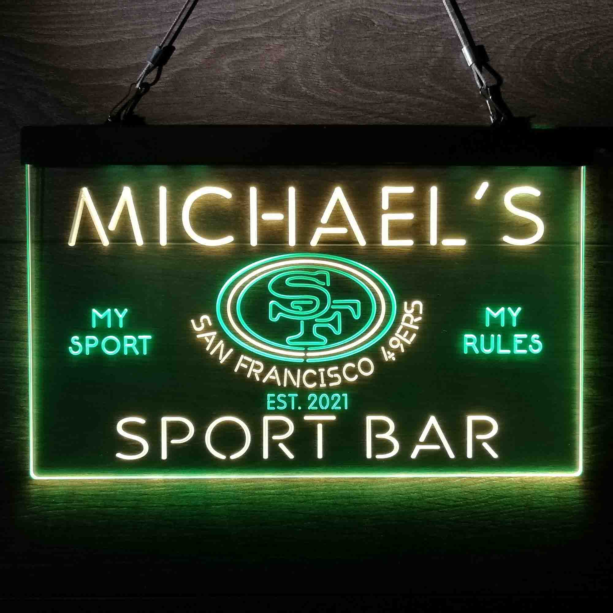 Personalized San Francisco 49ers Neon-Like LED Sign - ProLedSign