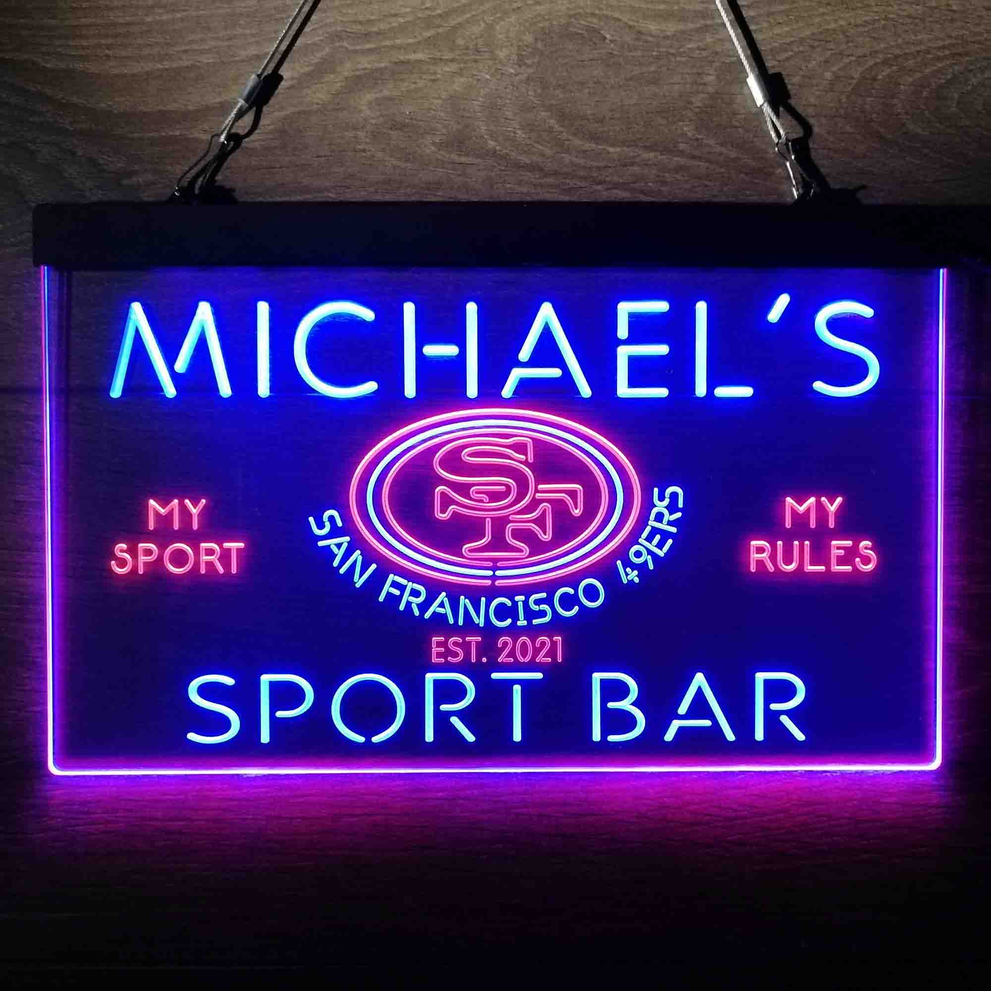 Personalized San Francisco 49ers Neon-Like LED Sign - ProLedSign