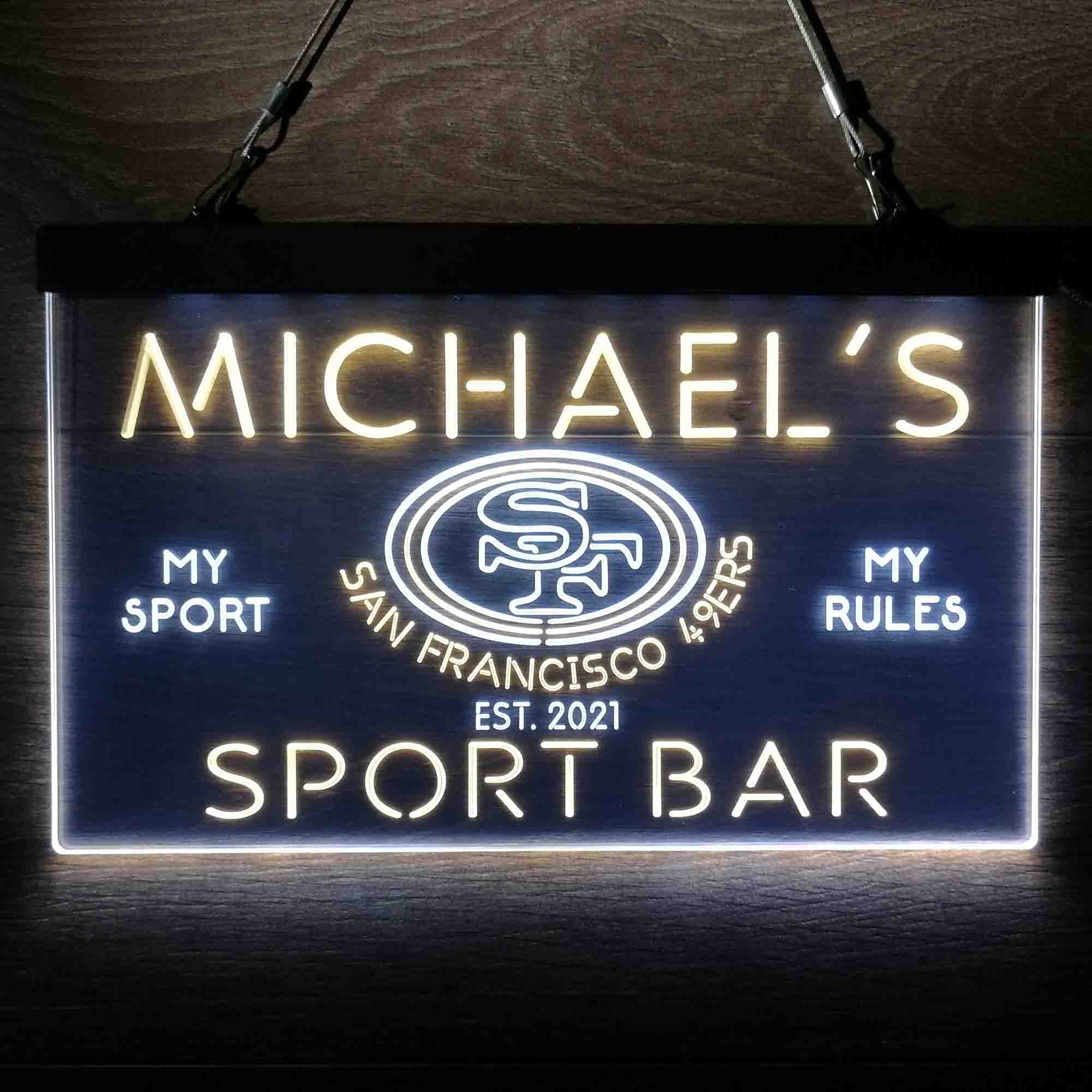 Personalized San Francisco 49ers Neon-Like LED Sign - ProLedSign
