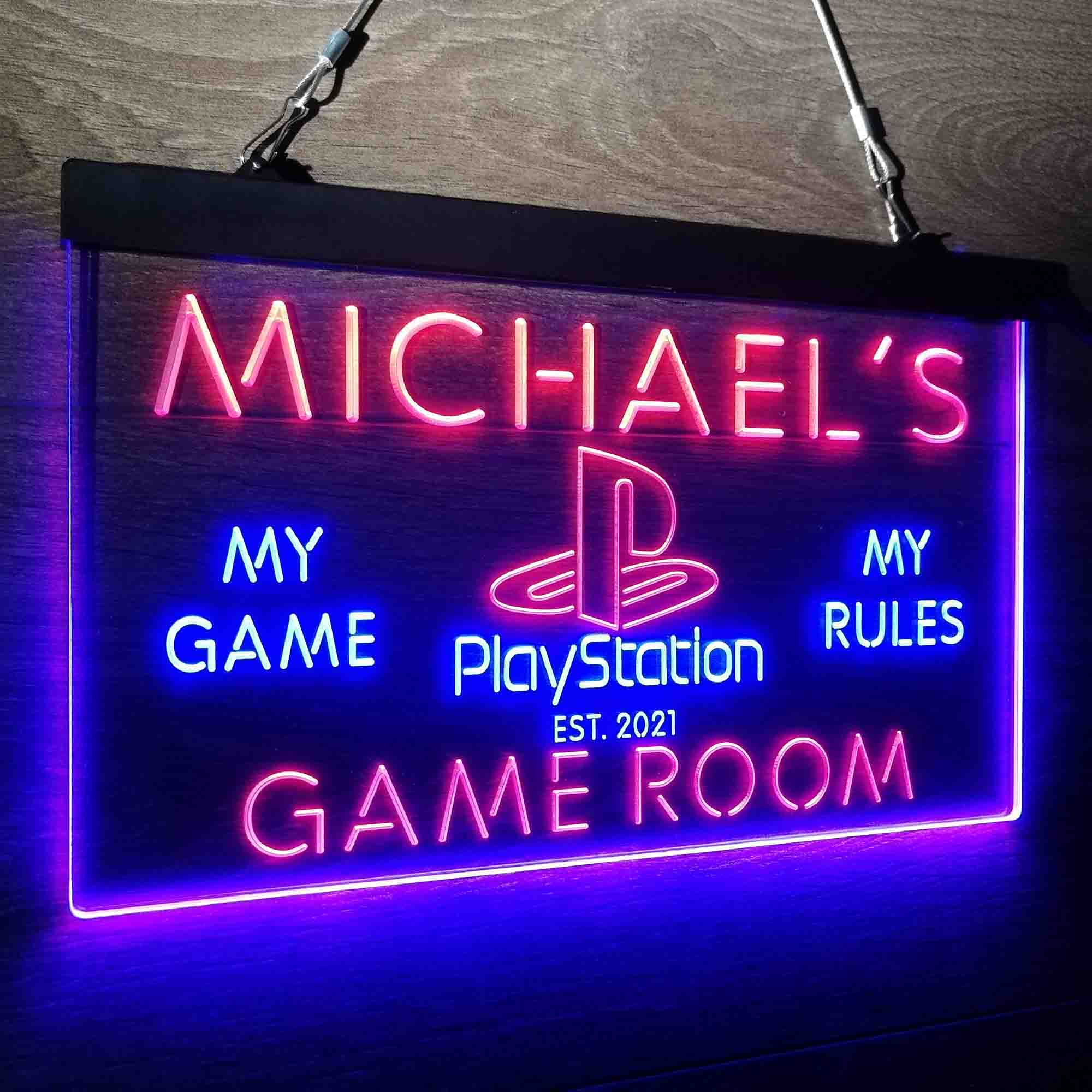 Custom Playstation PS4 PS5 Game Room Neon LED Sign
