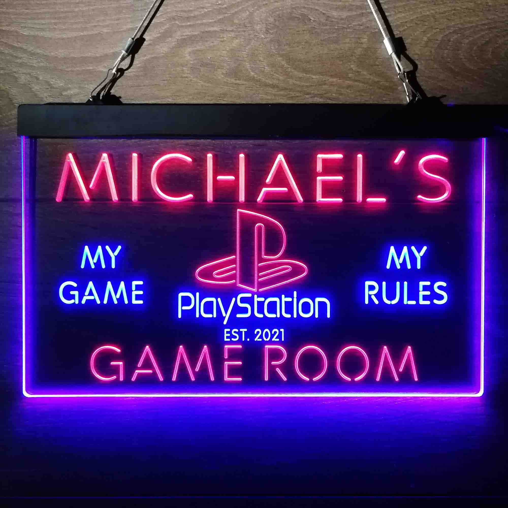 Playstation PS4 Game Room Neon LED Sign | PRO LED SIGN