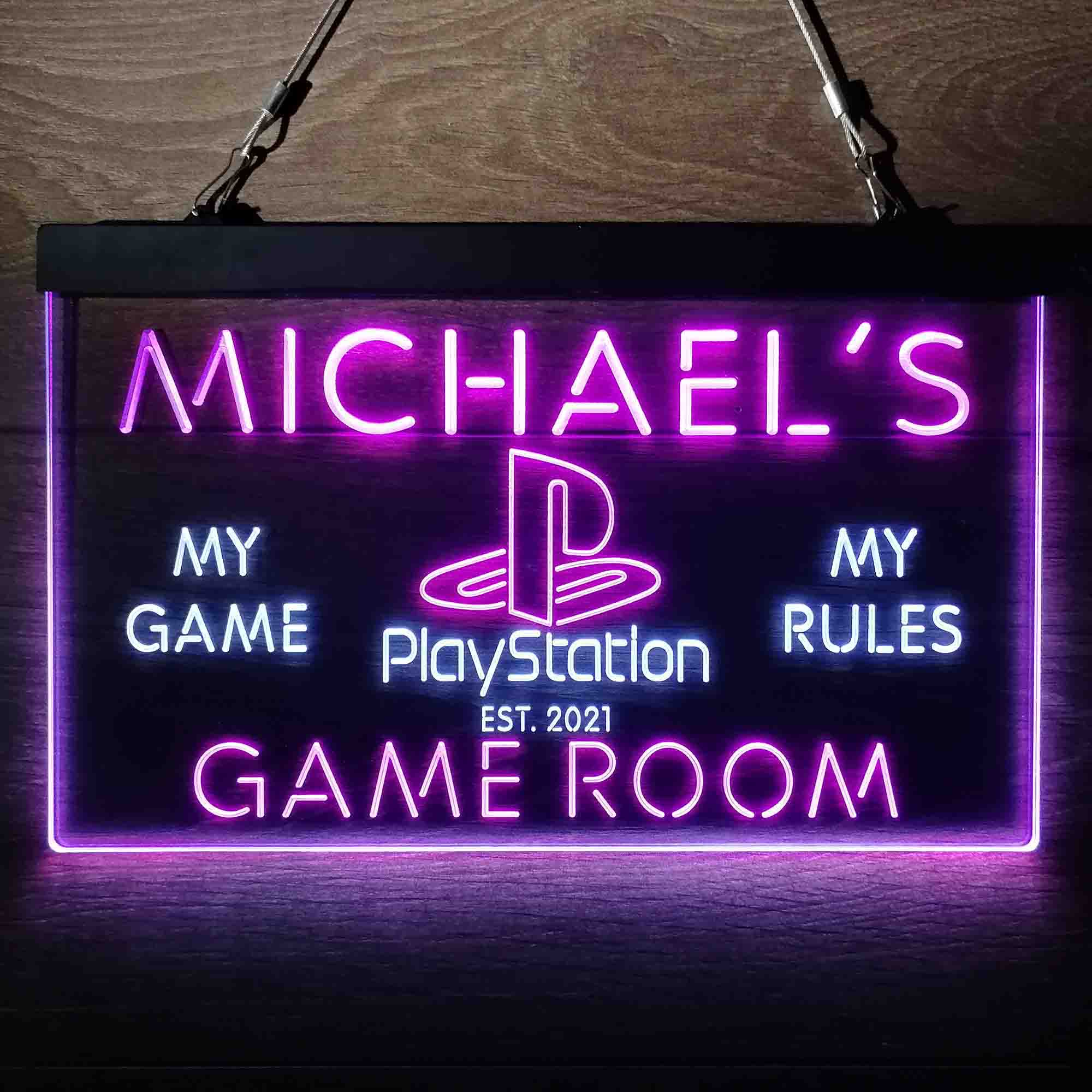 Playstation PS4 Game Room Neon LED Sign | PRO LED SIGN