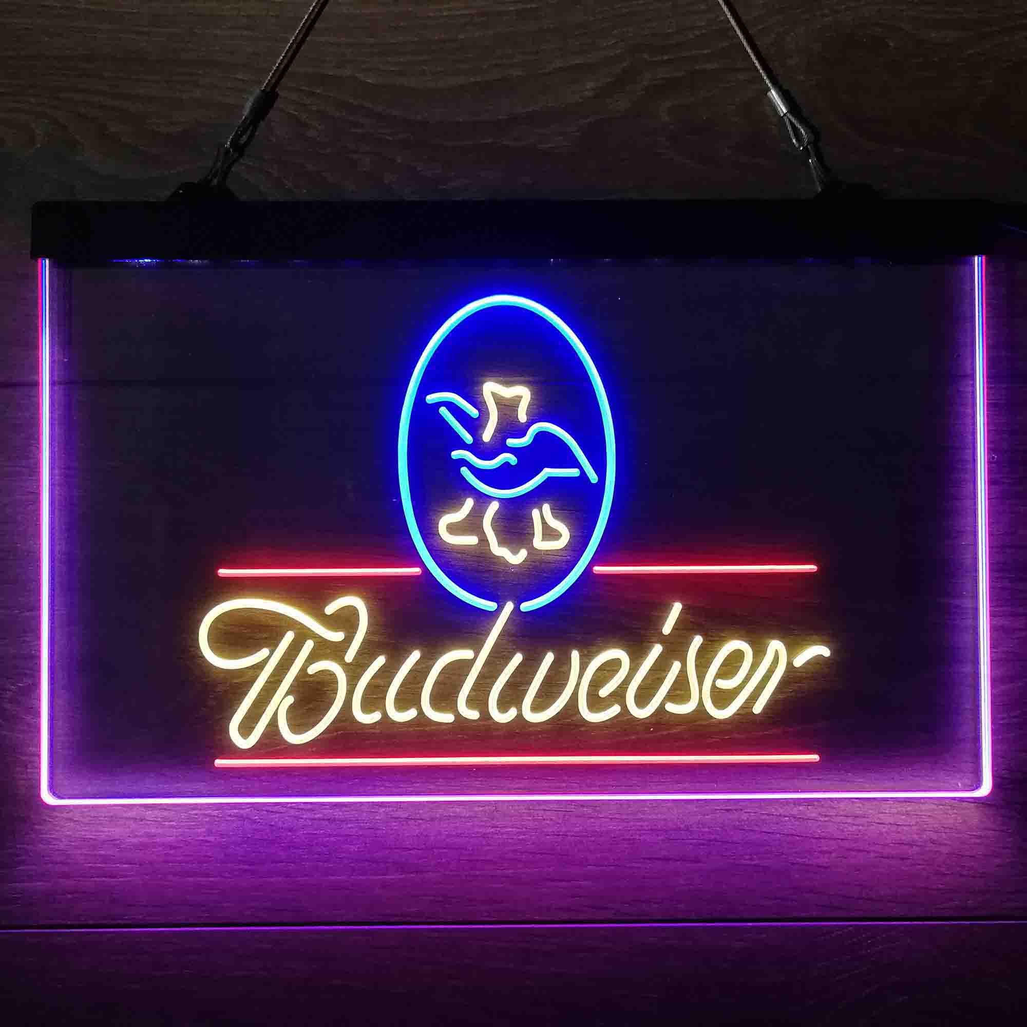 Budweiser Eagle US Beer Neon 3-Color LED Sign