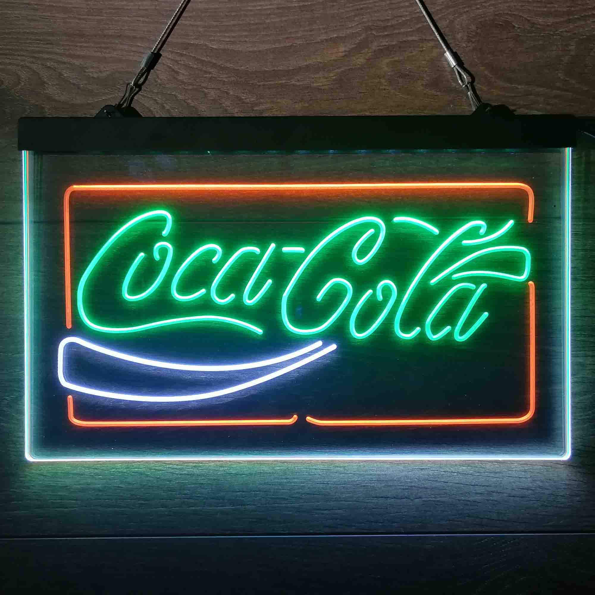 Coca Cola Neon 3-Color LED Sign