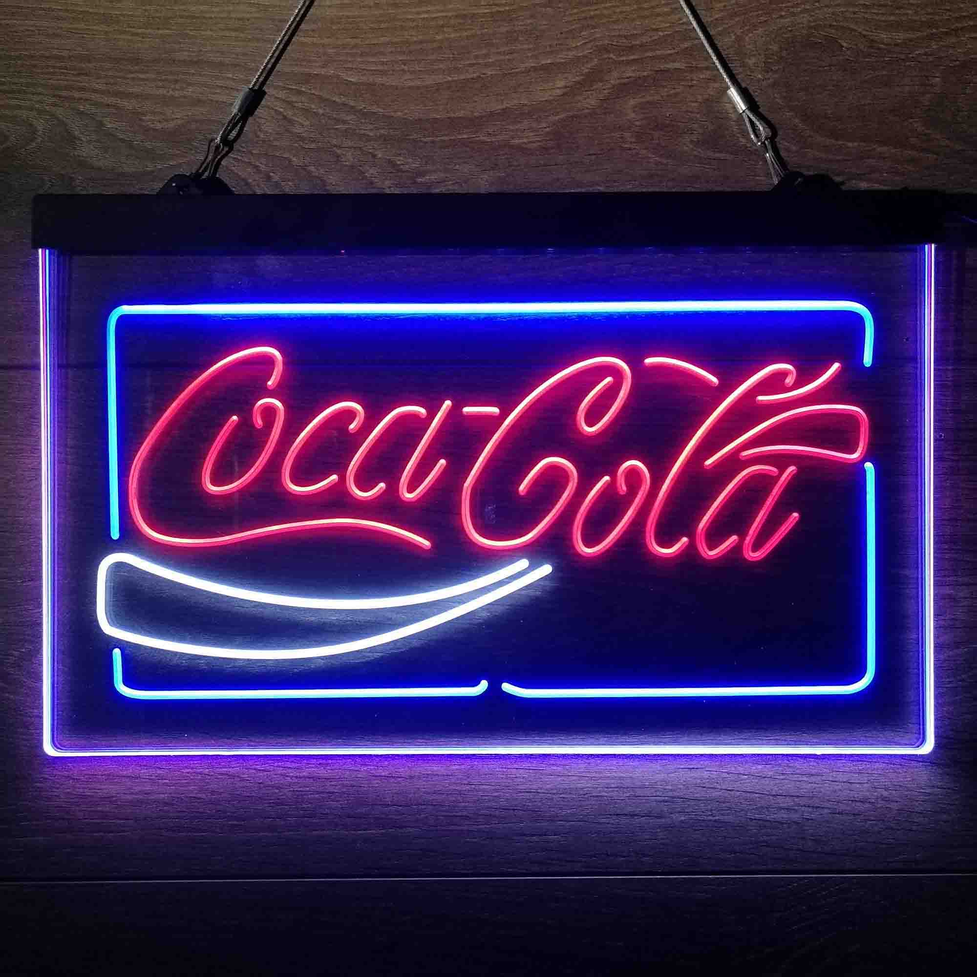 Coca Cola Neon 3-Color LED Sign
