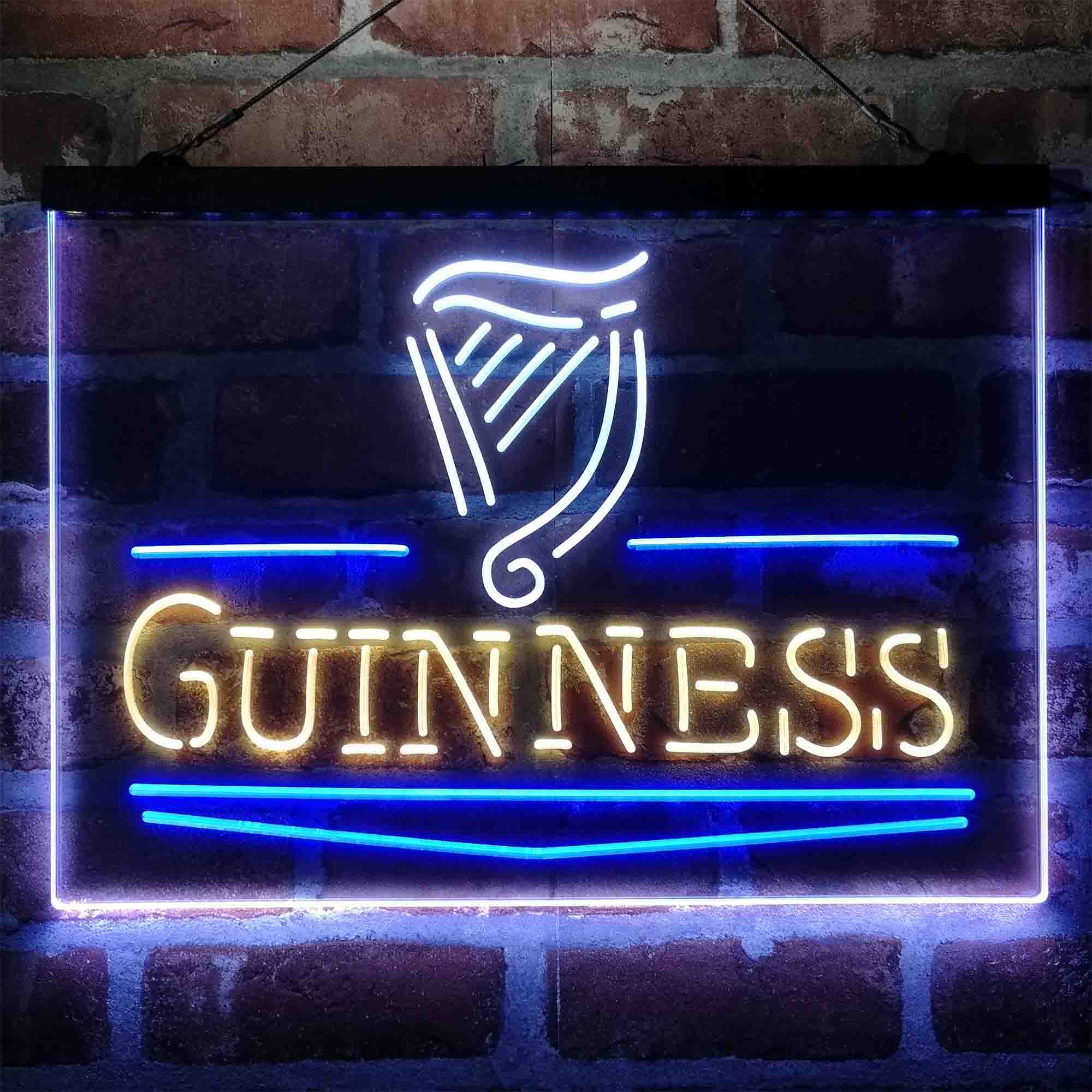 Guinness Classic Neon 3-Color LED Sign