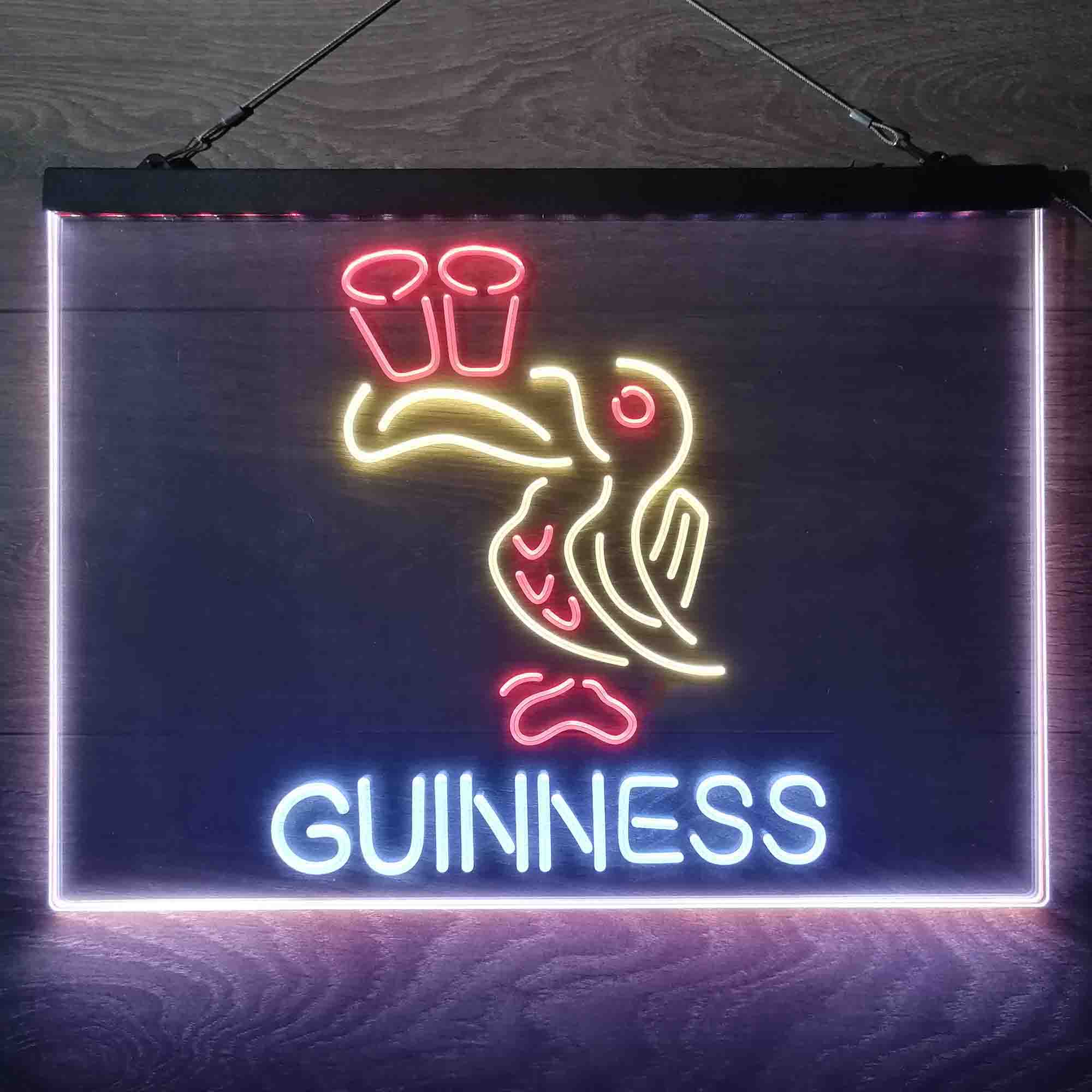 Lovely Day Guinness Neon 3-Color LED Sign