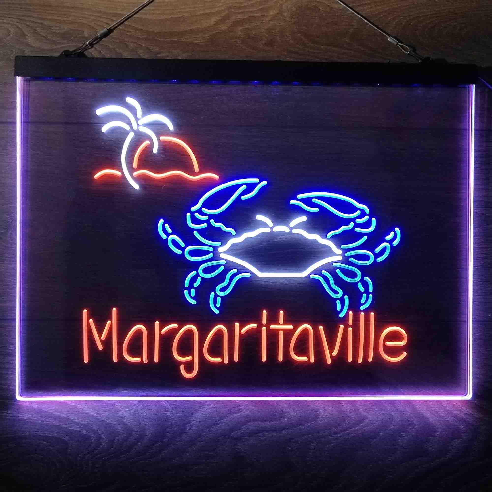 Margaritaville Crab Neon-Like LED Sign