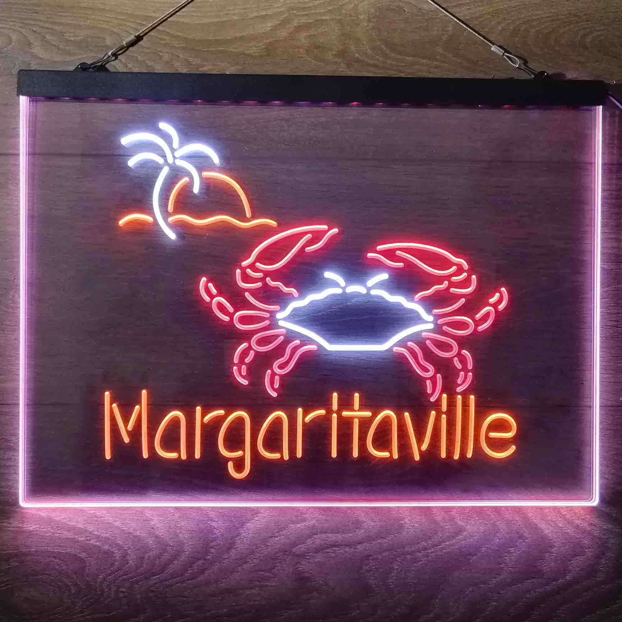 Margaritaville Crab Neon-Like LED Sign
