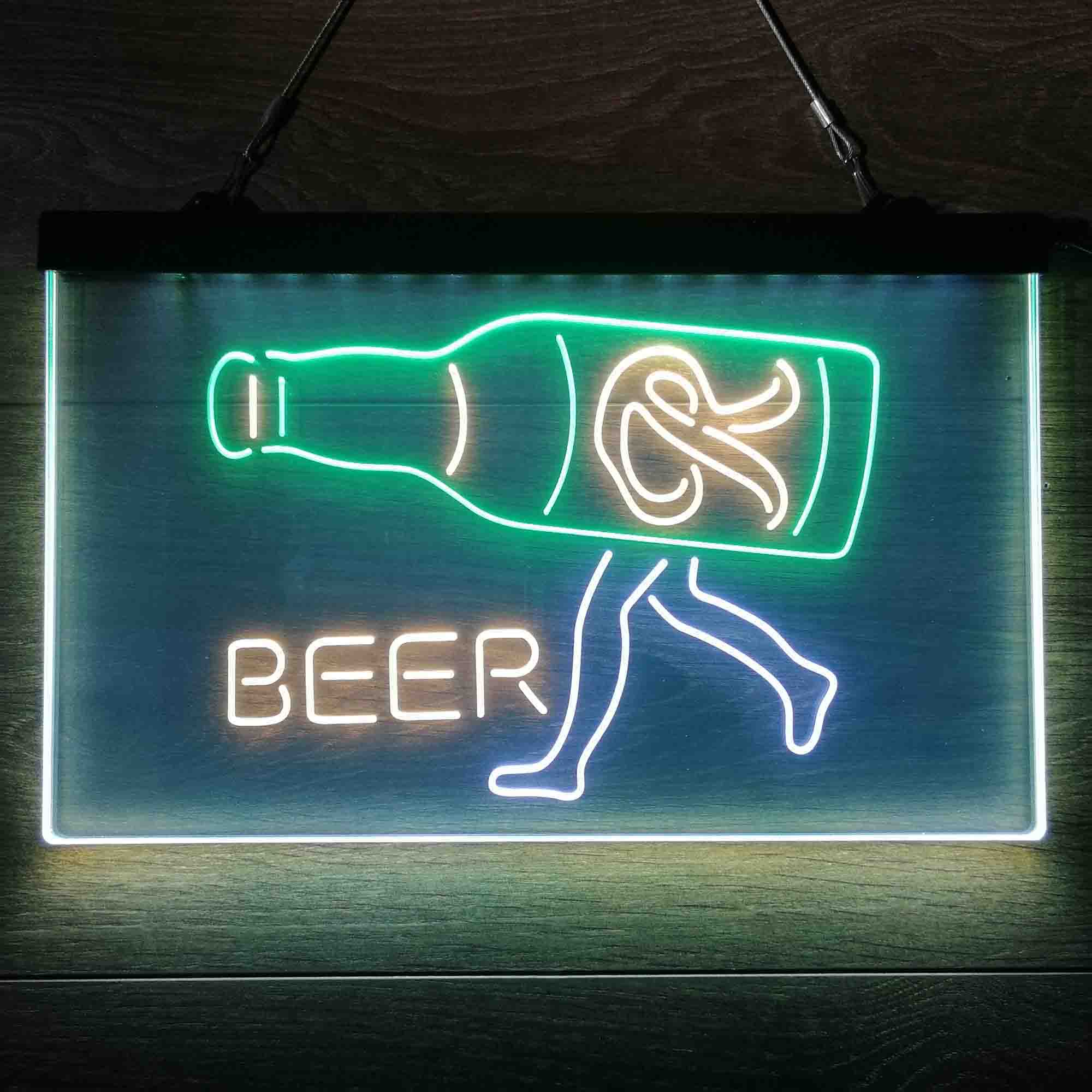 Rainier Beer Garage Neon 3-Color LED Sign