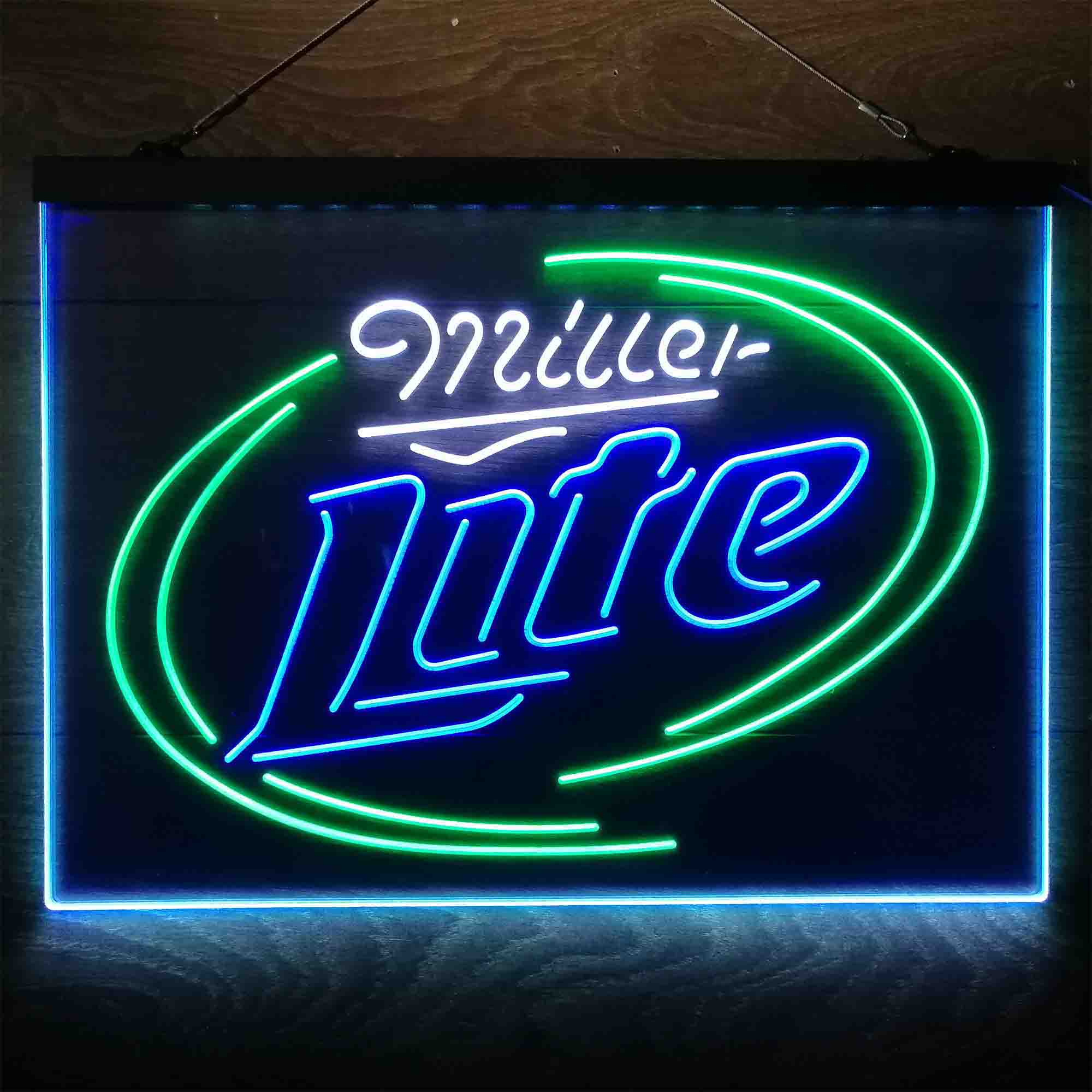 Miller Lite Classic  Neon 3-Color LED Sign