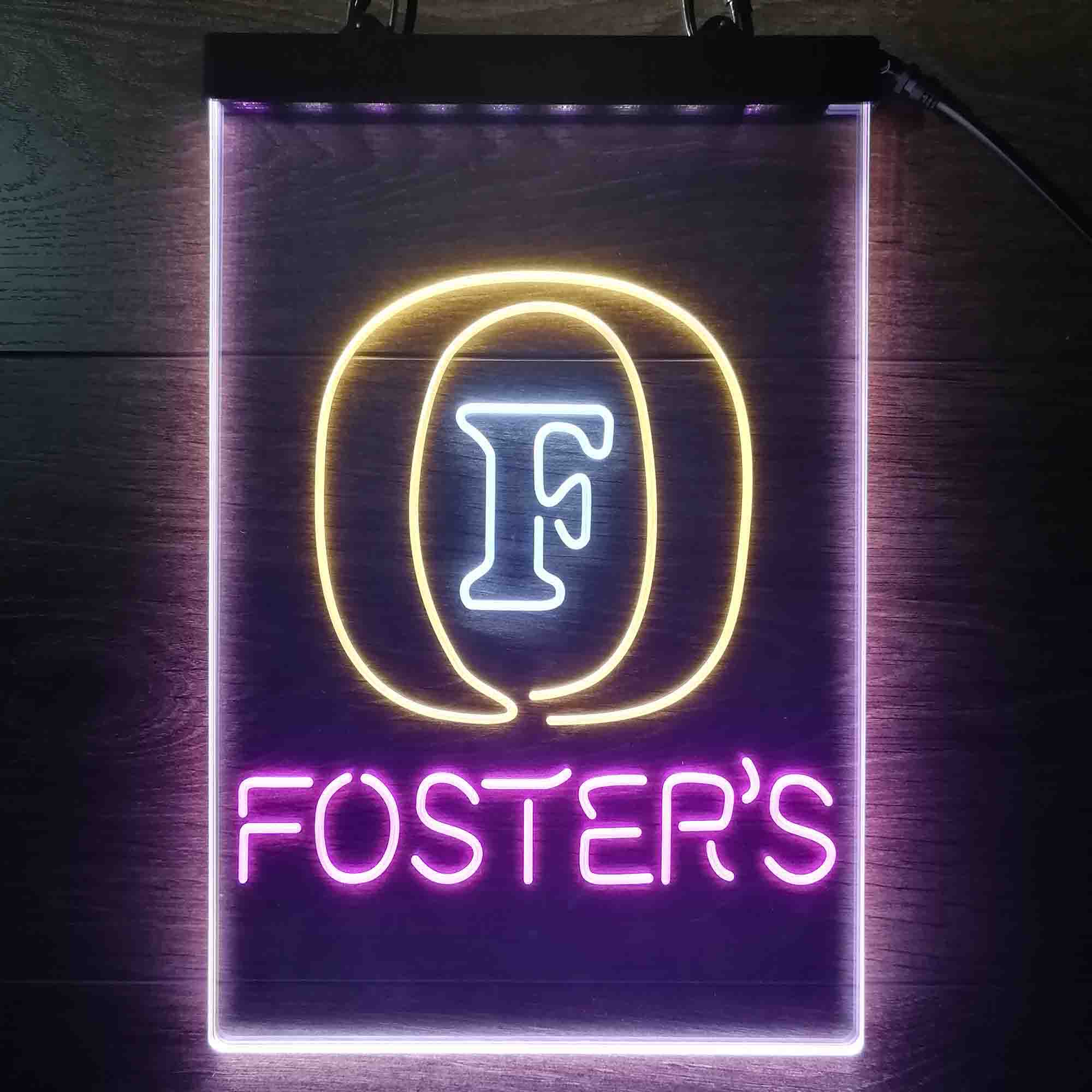 Foster's Beer Neon LED Sign 3 Colors