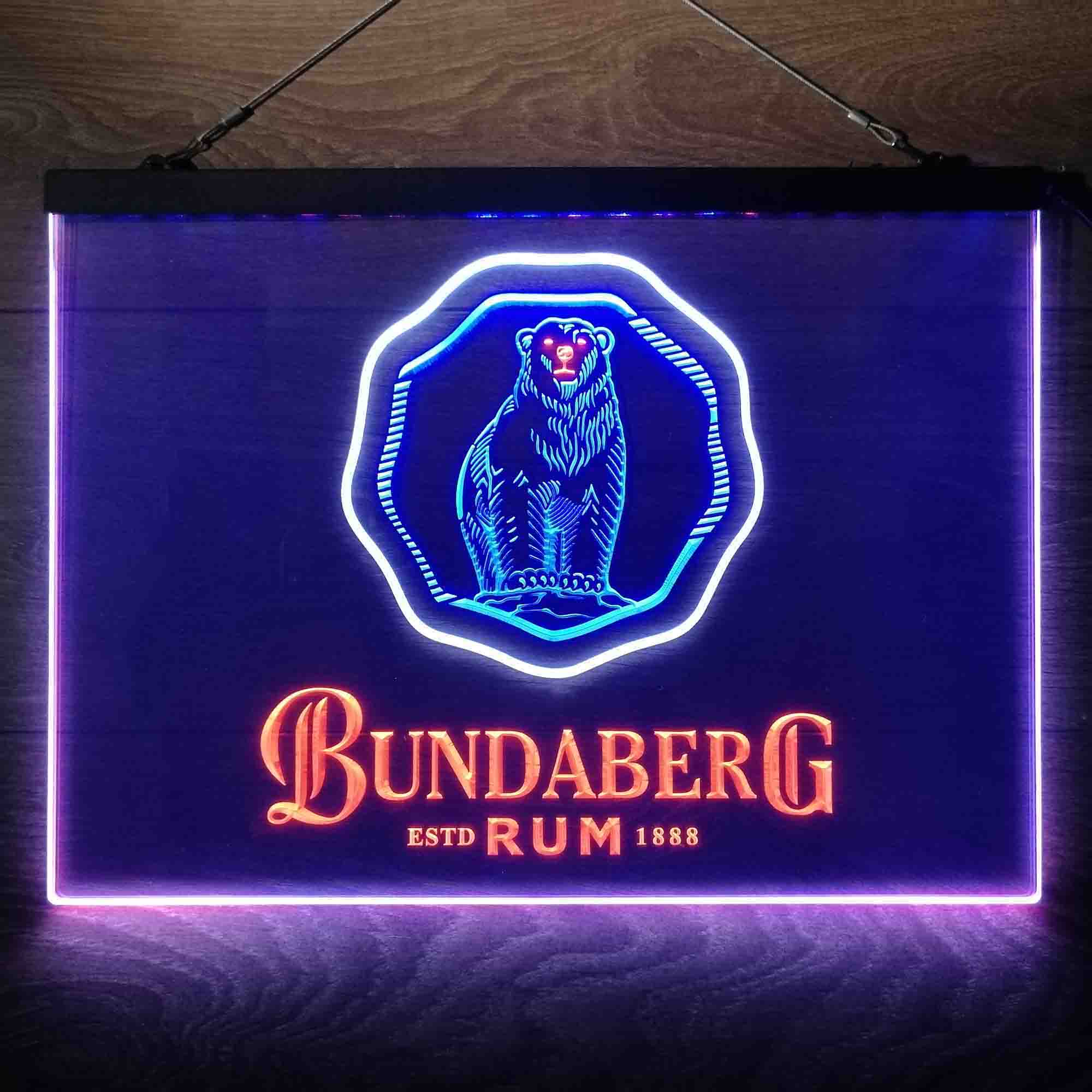 Bundaberg Rum  Neon 3-Color LED Sign