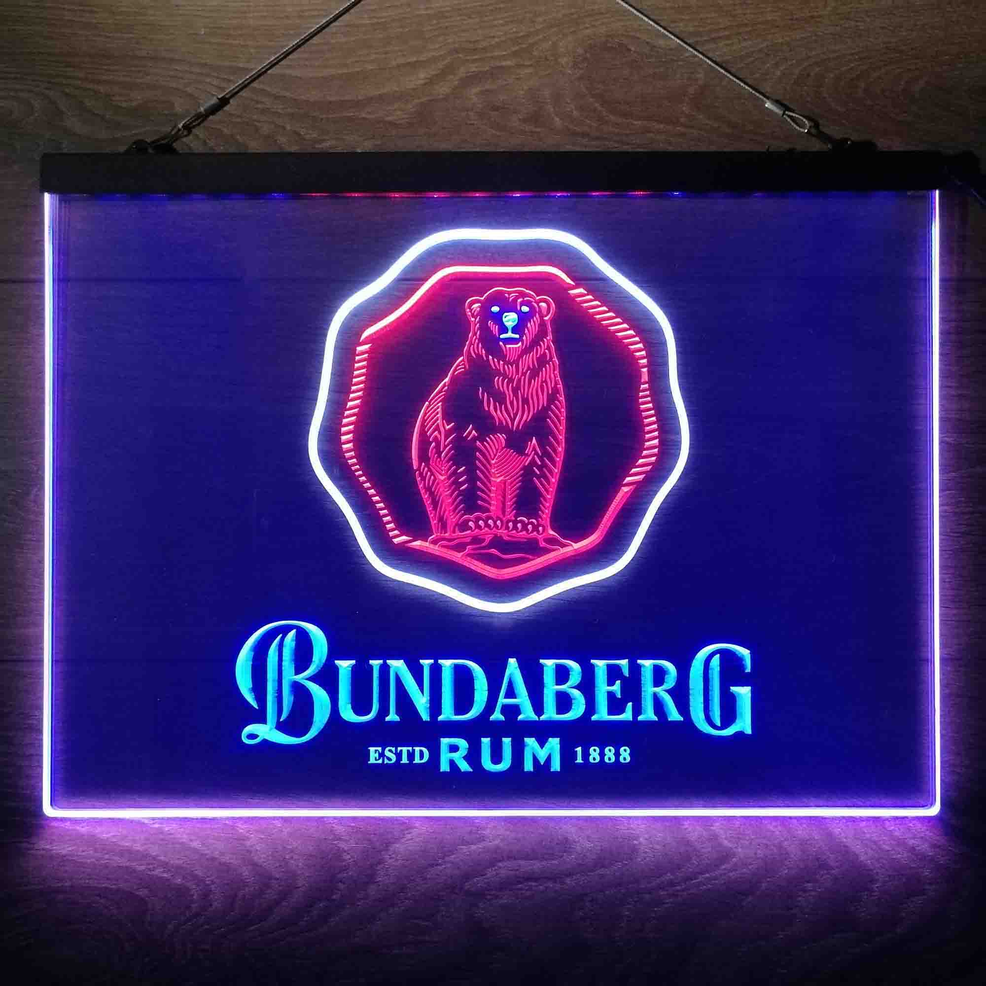 Bundaberg Rum  Neon 3-Color LED Sign