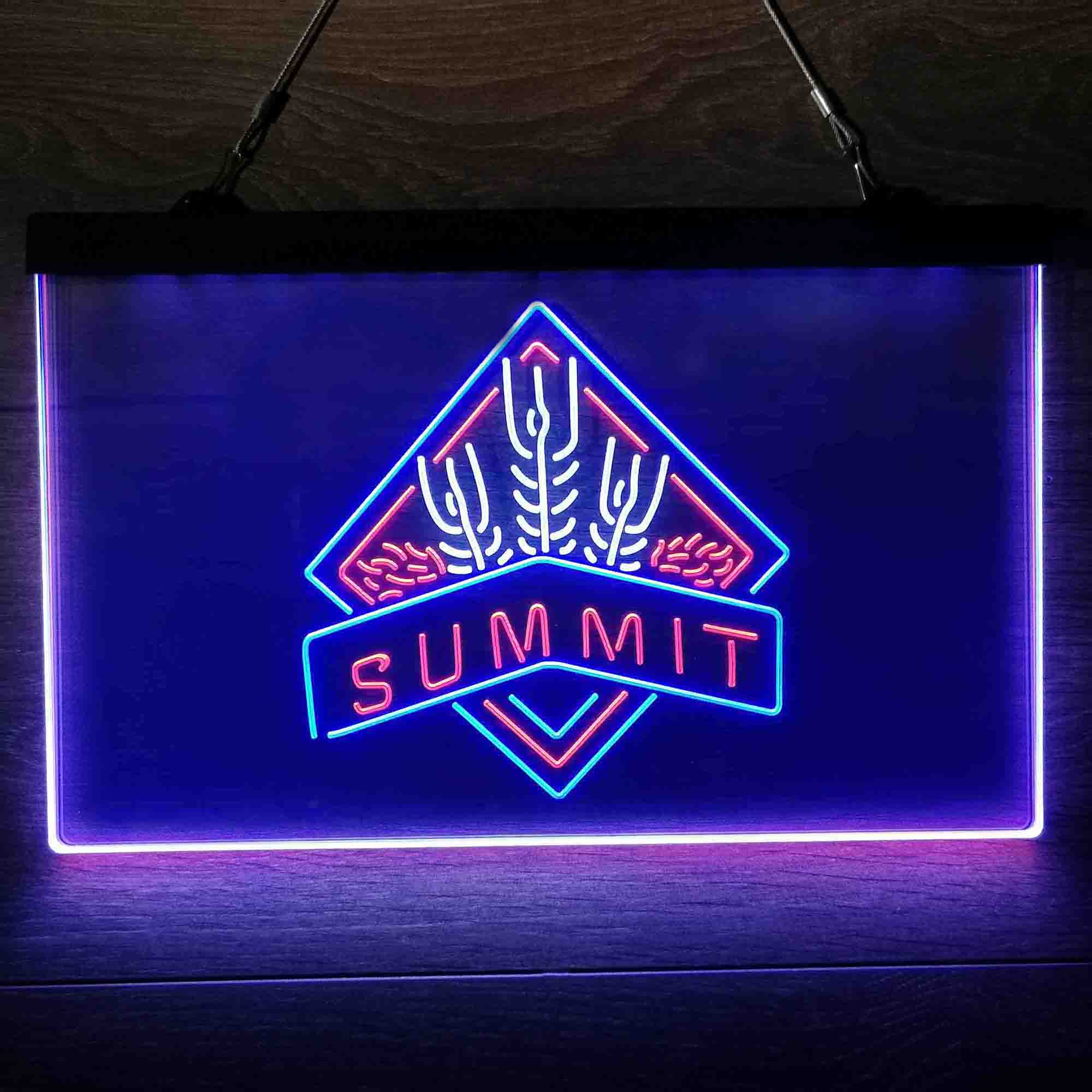 Summit Brewing  Neon 3-Color LED Sign