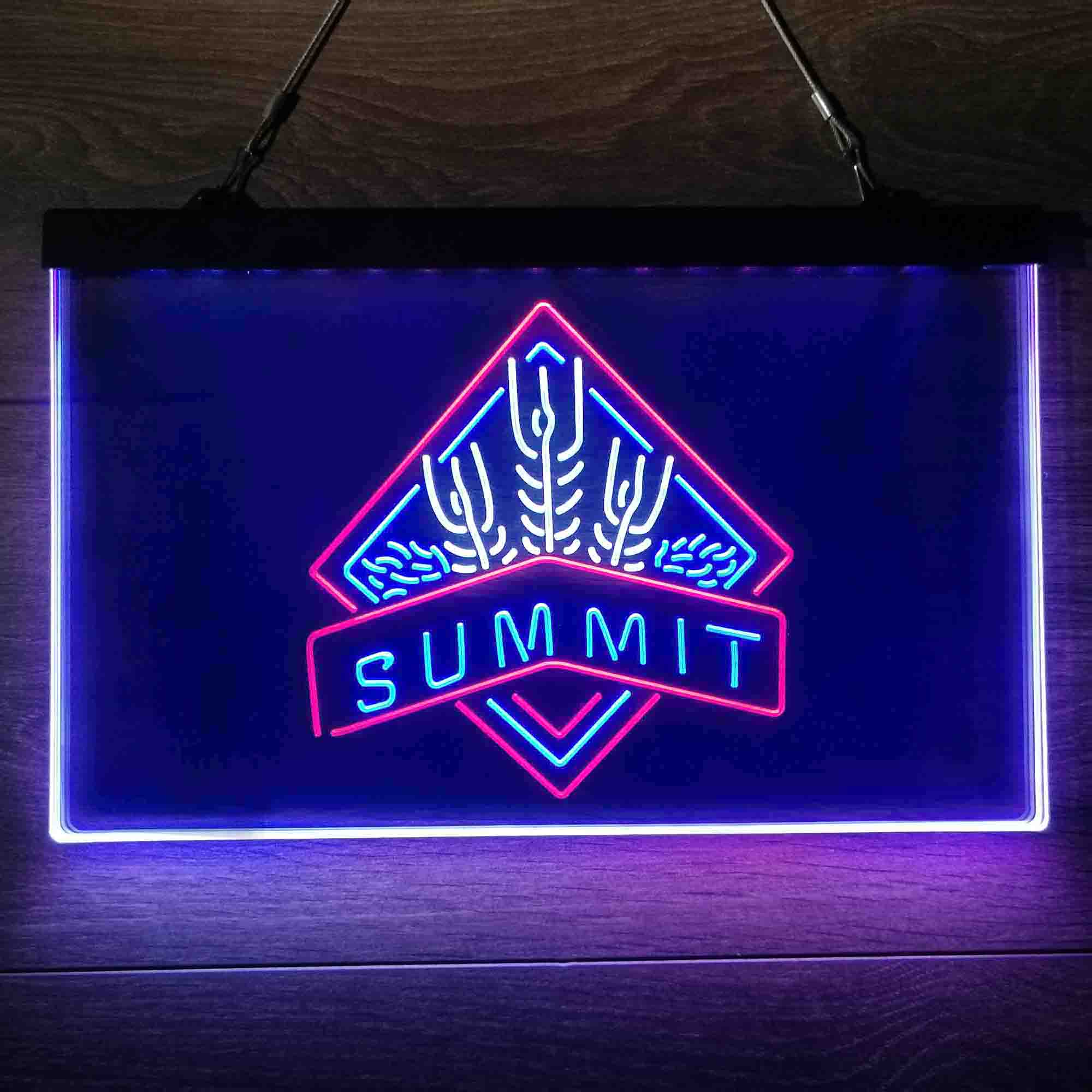 Summit Brewing  Neon 3-Color LED Sign