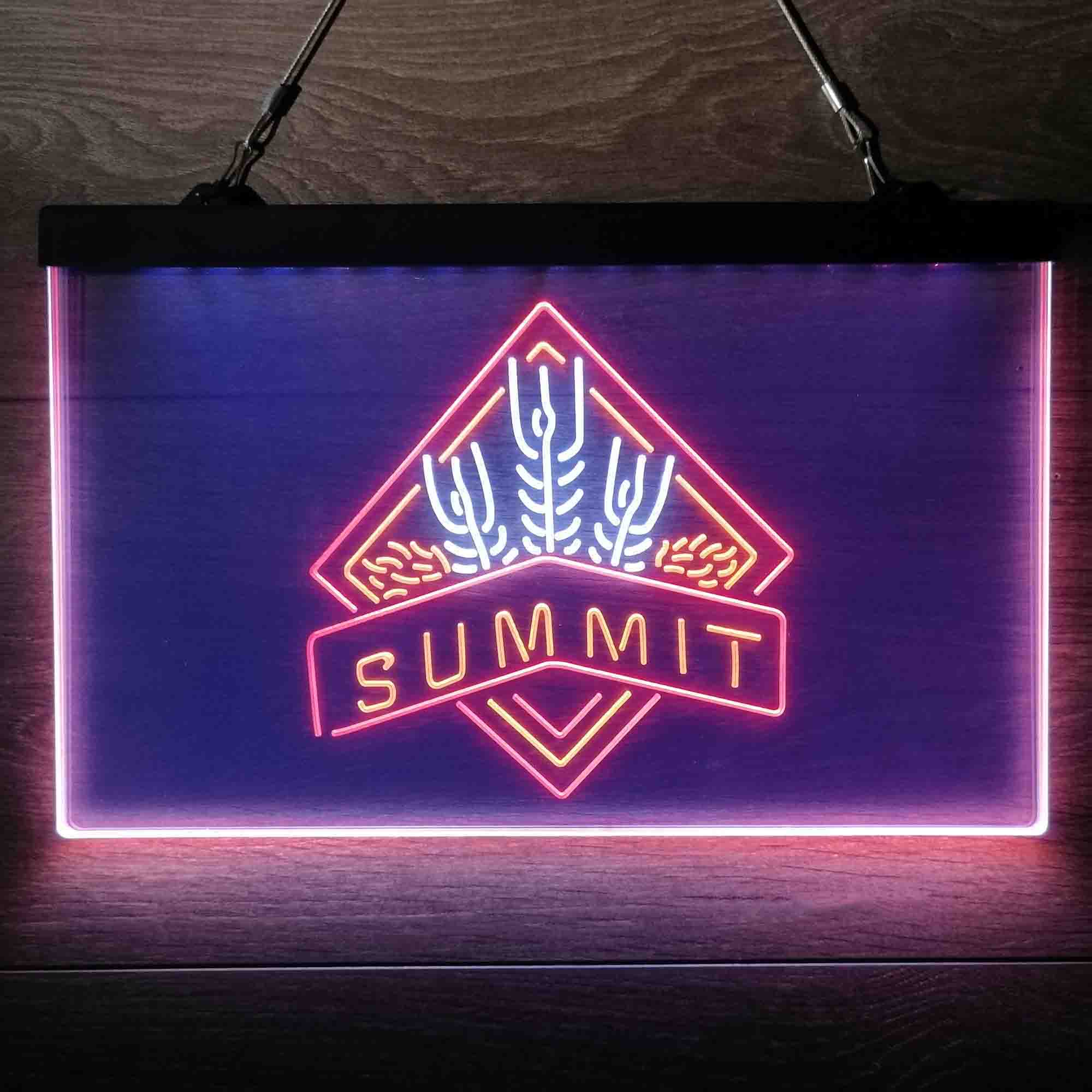 Summit Brewing  Neon 3-Color LED Sign