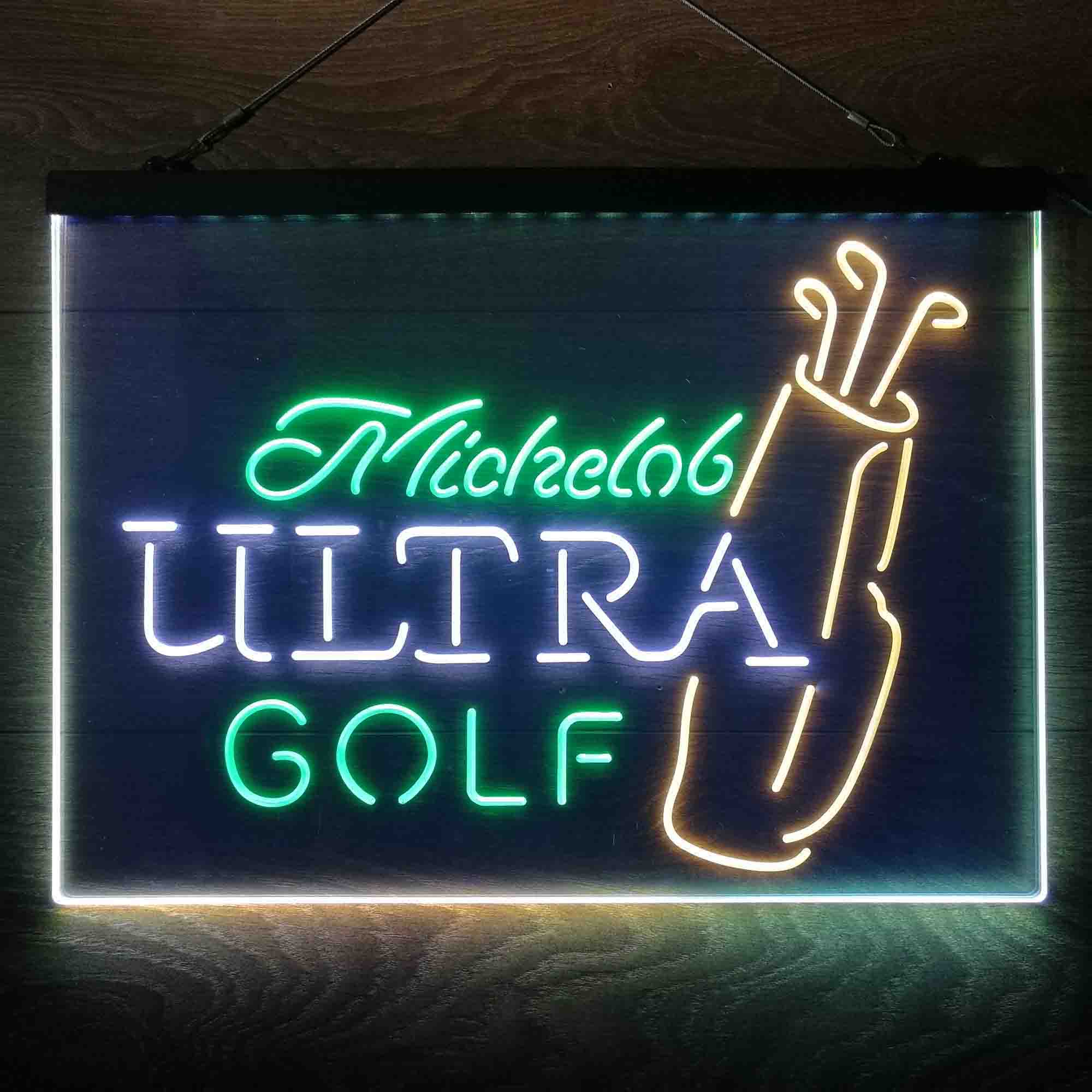 Michelob Ultra Golf Bag Neon-Like LED Sign
