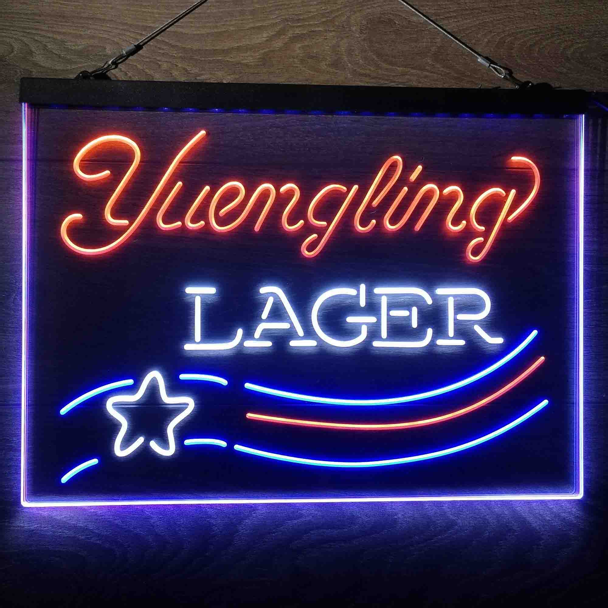 Yuengling Beer Larger Bar  Neon 3-Color LED Sign