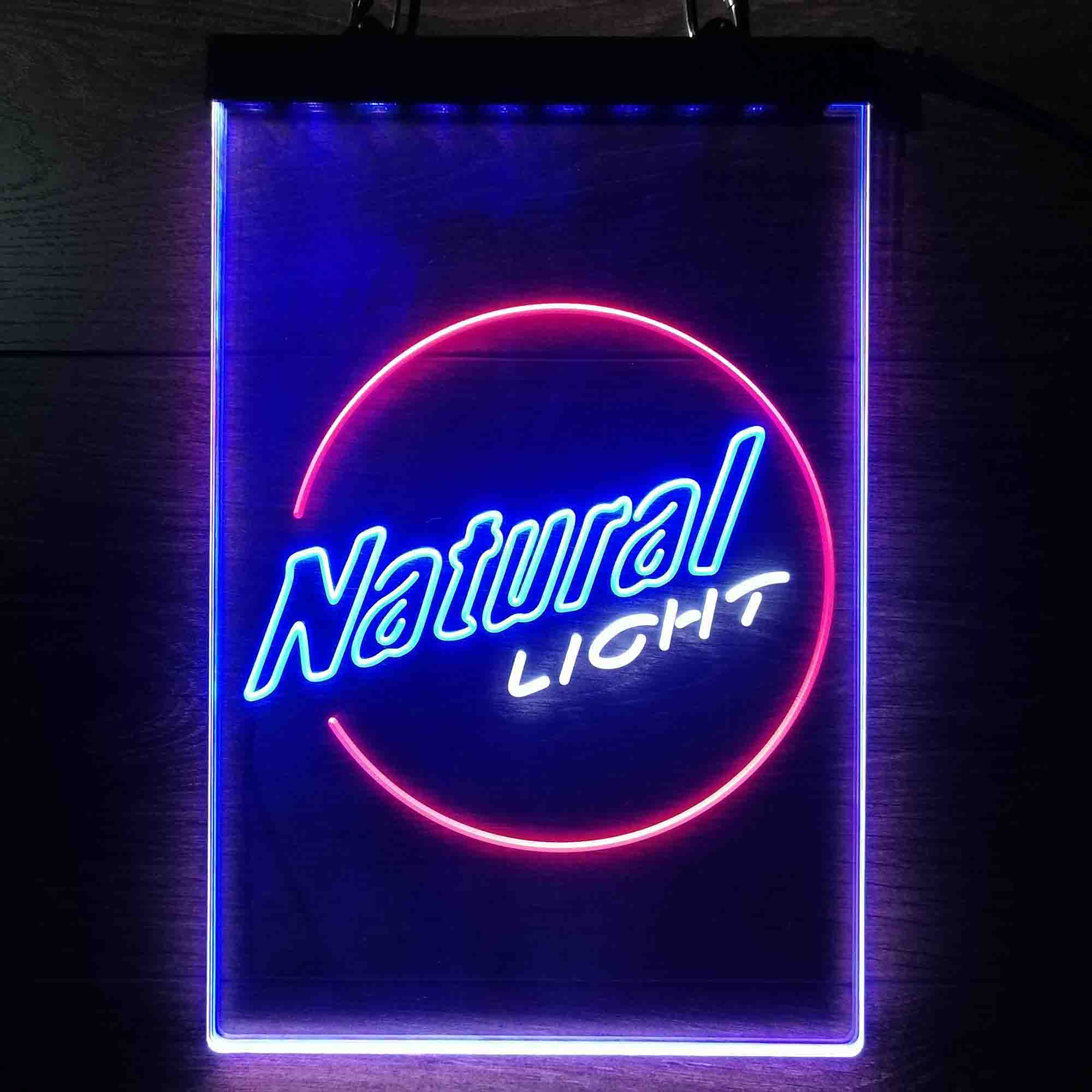 Natural Light Circle Bar Neon LED Sign 3 Colors