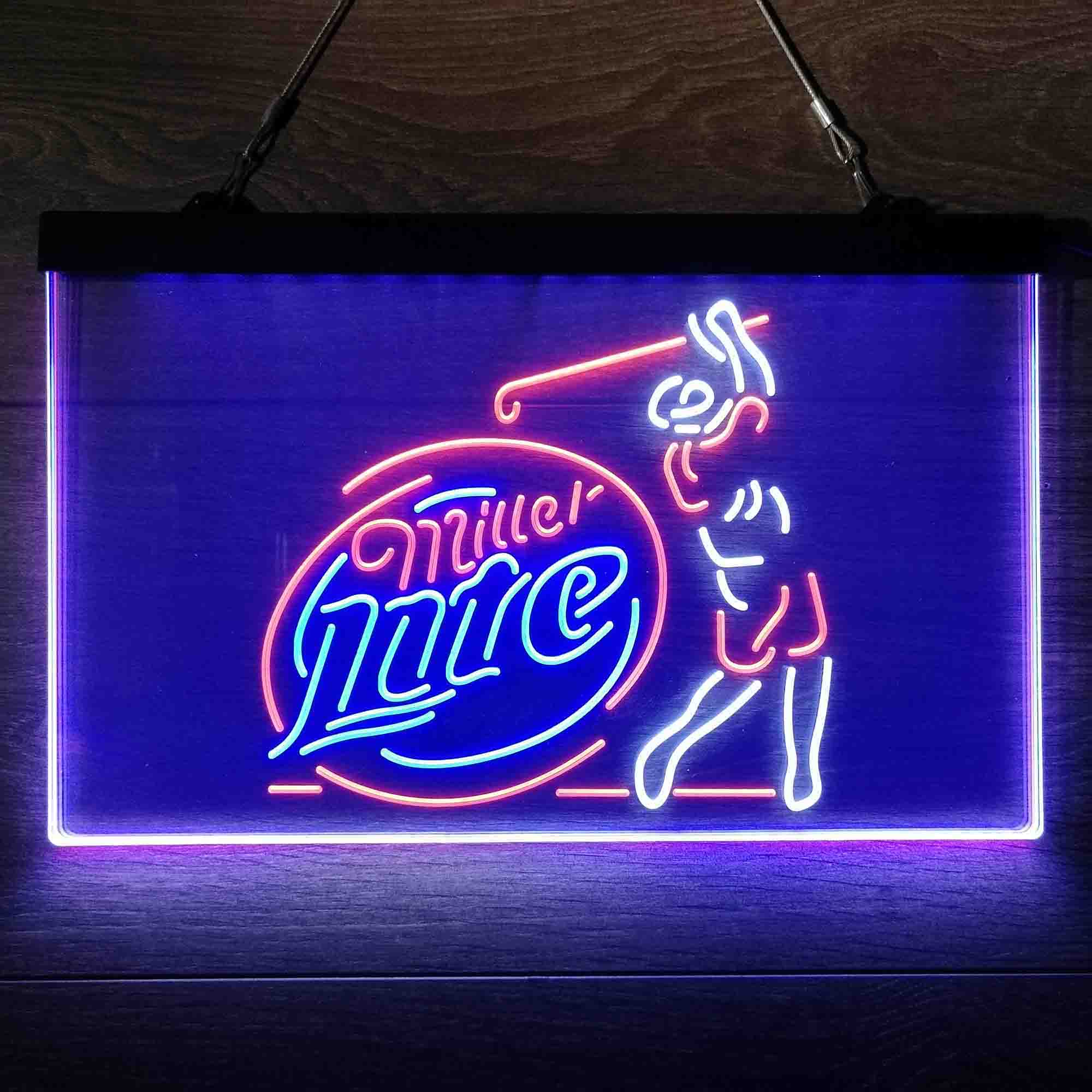 Miller Golf  Neon 3-Color LED Sign