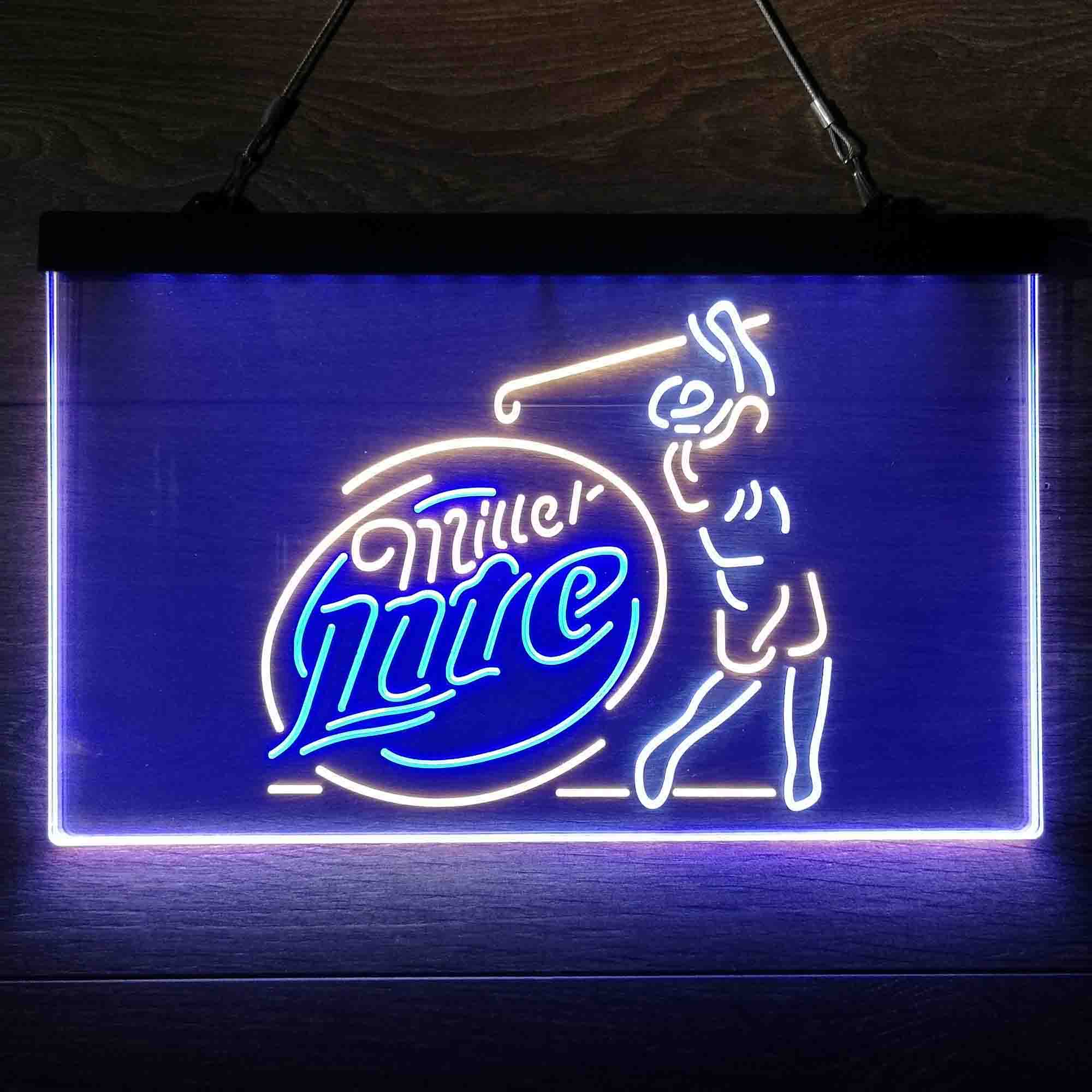 Miller Golf  Neon 3-Color LED Sign