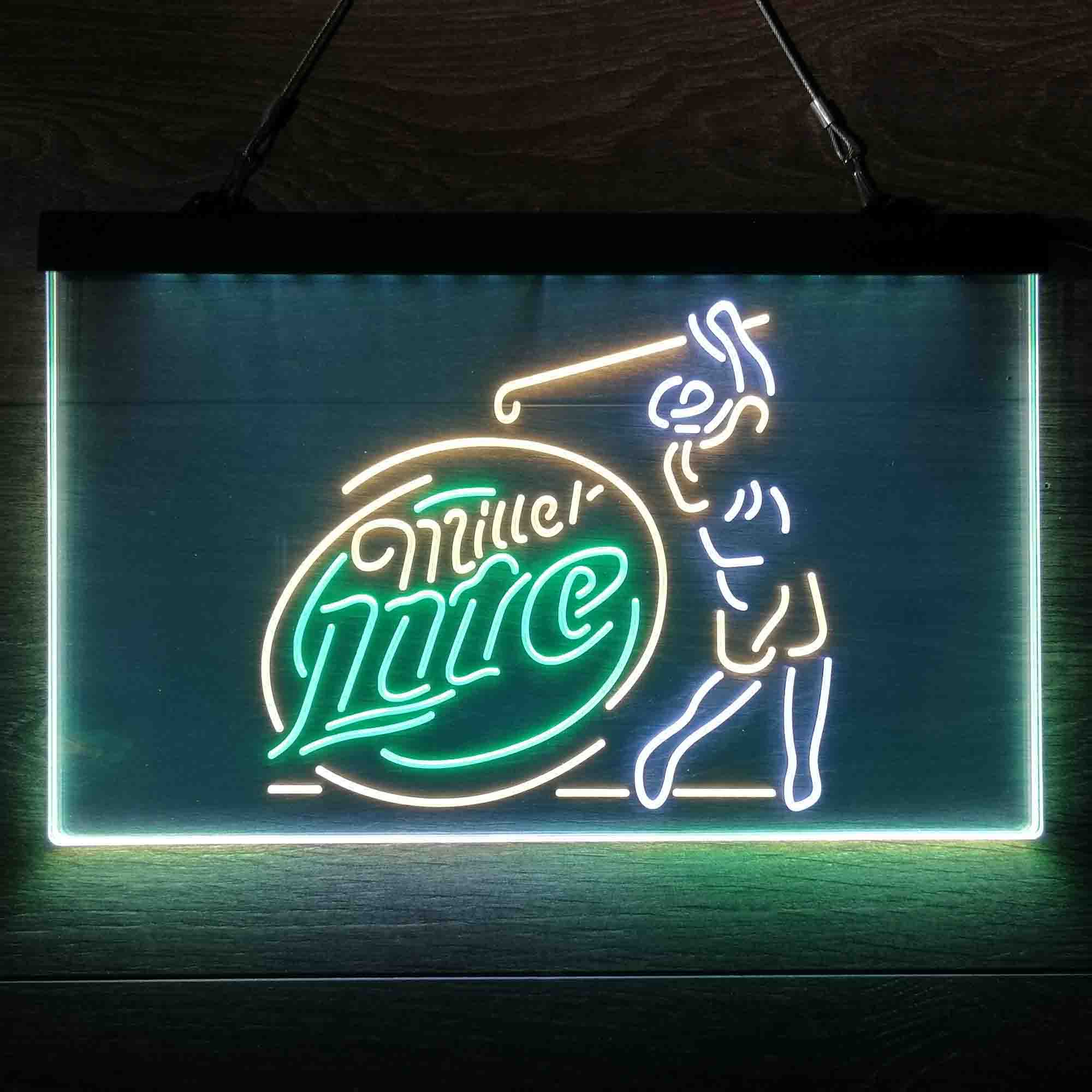 Miller Golf Neon 3-Color LED Sign Neon 3-Color LED Sign